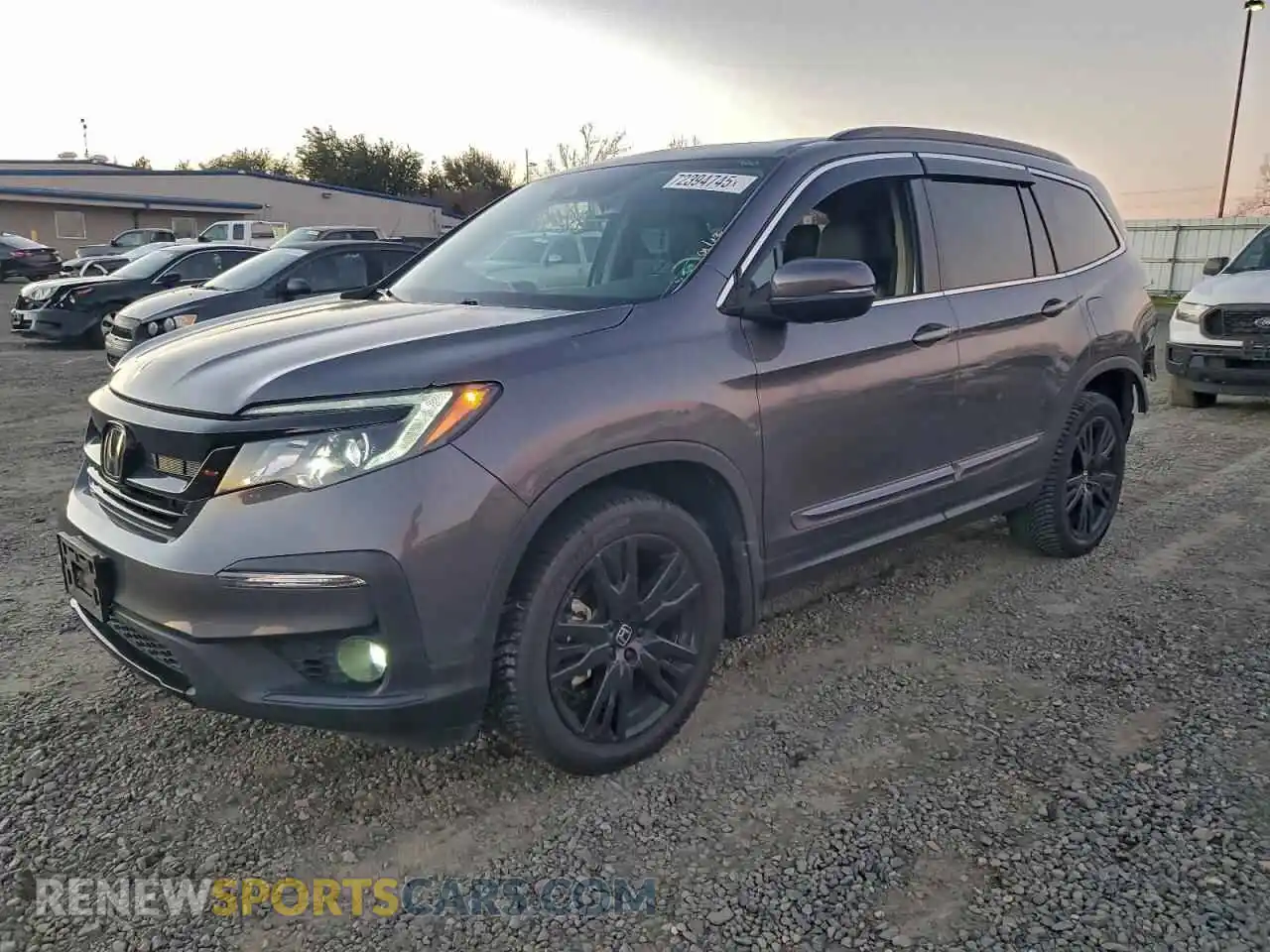 1 Photograph of a damaged car 5FNYF6H23MB033883 HONDA PILOT 2021