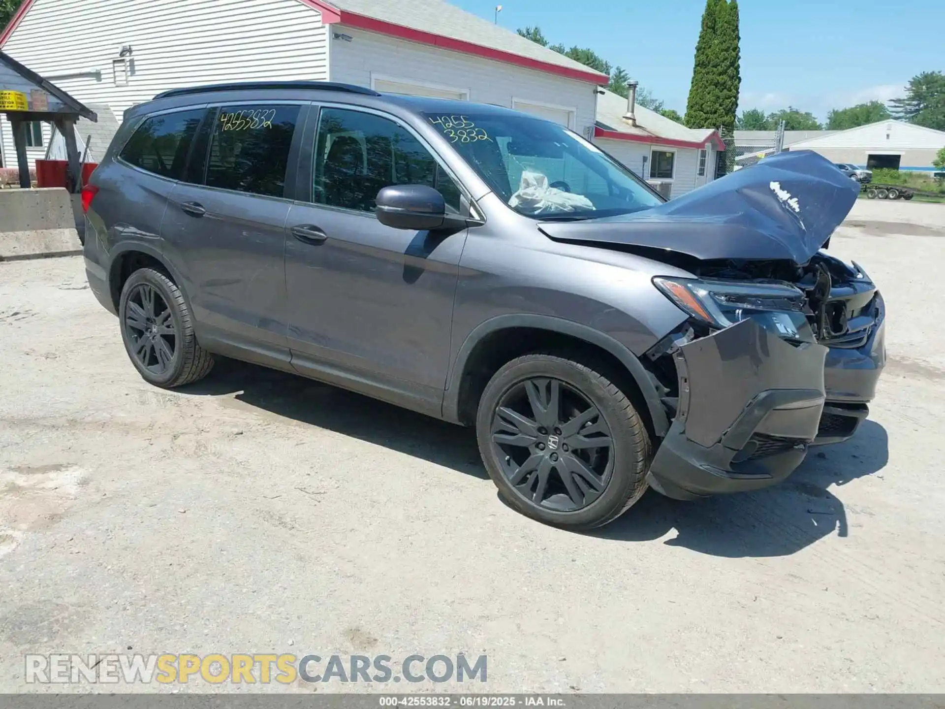 1 Photograph of a damaged car 5FNYF6H23MB067578 HONDA PILOT 2021