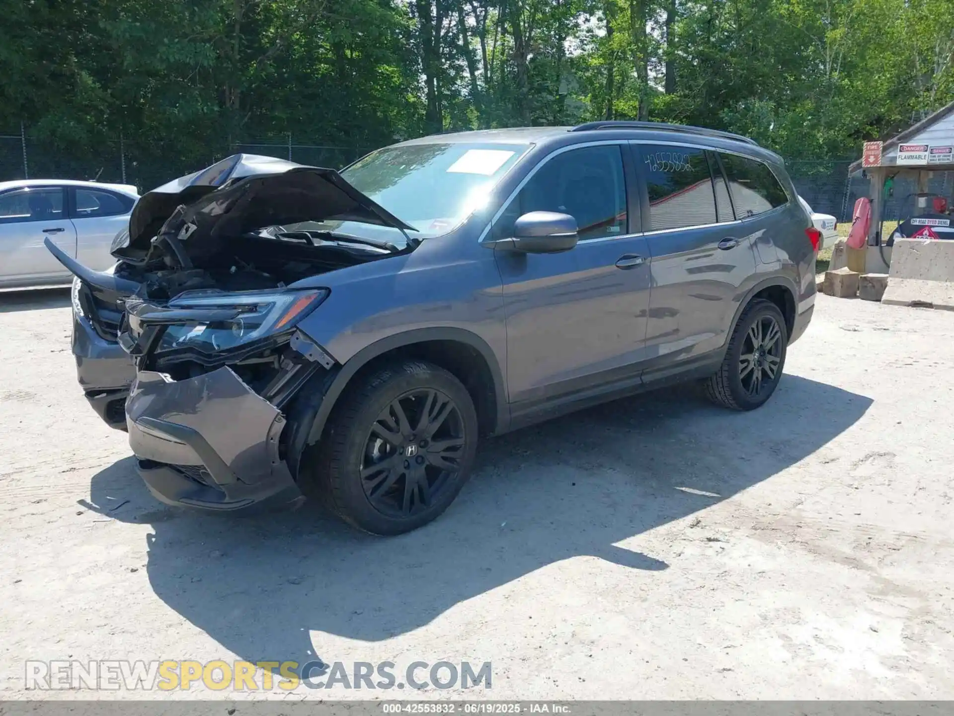 2 Photograph of a damaged car 5FNYF6H23MB067578 HONDA PILOT 2021