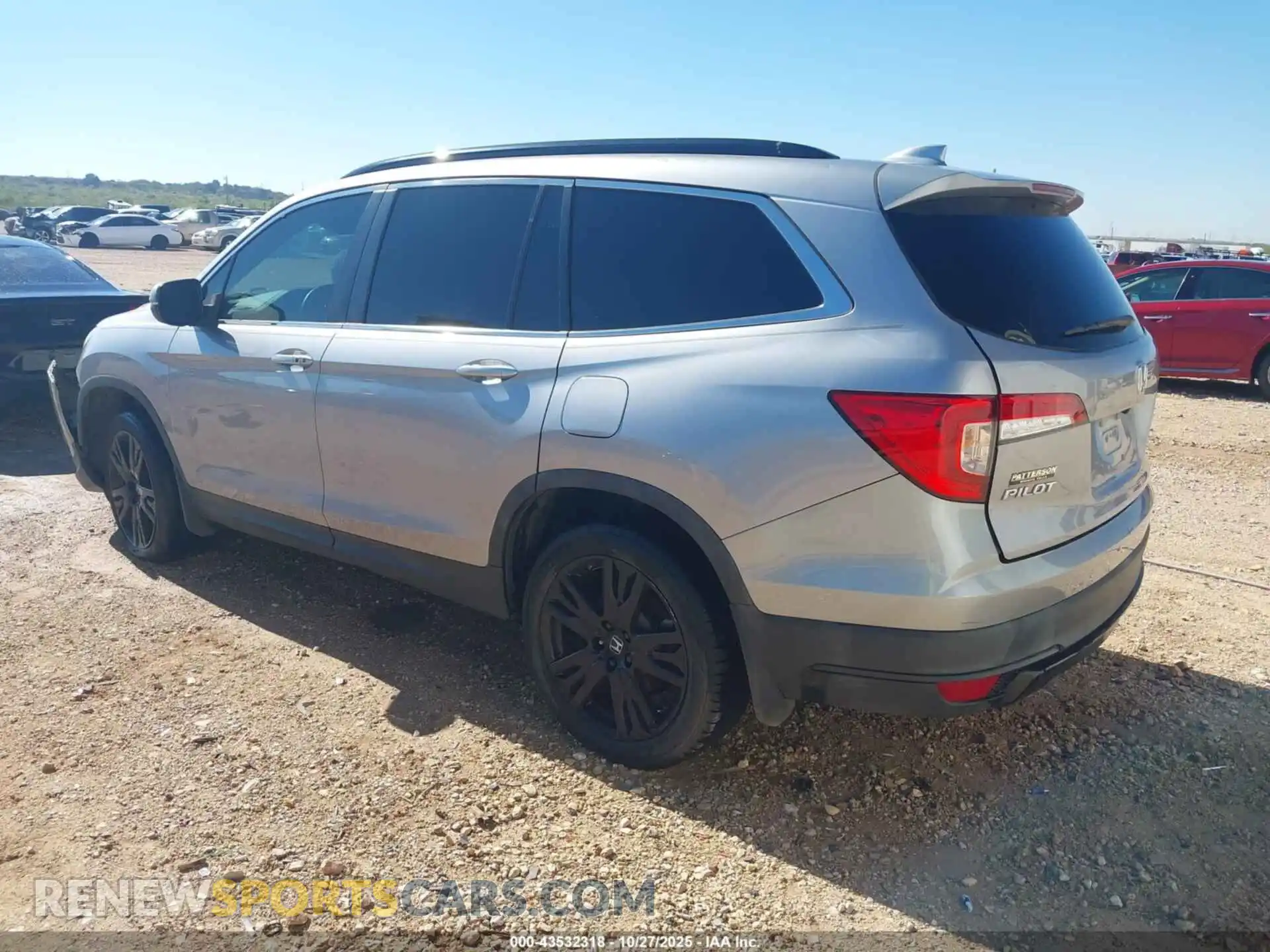 3 Photograph of a damaged car 5FNYF6H25MB006314 HONDA PILOT 2021