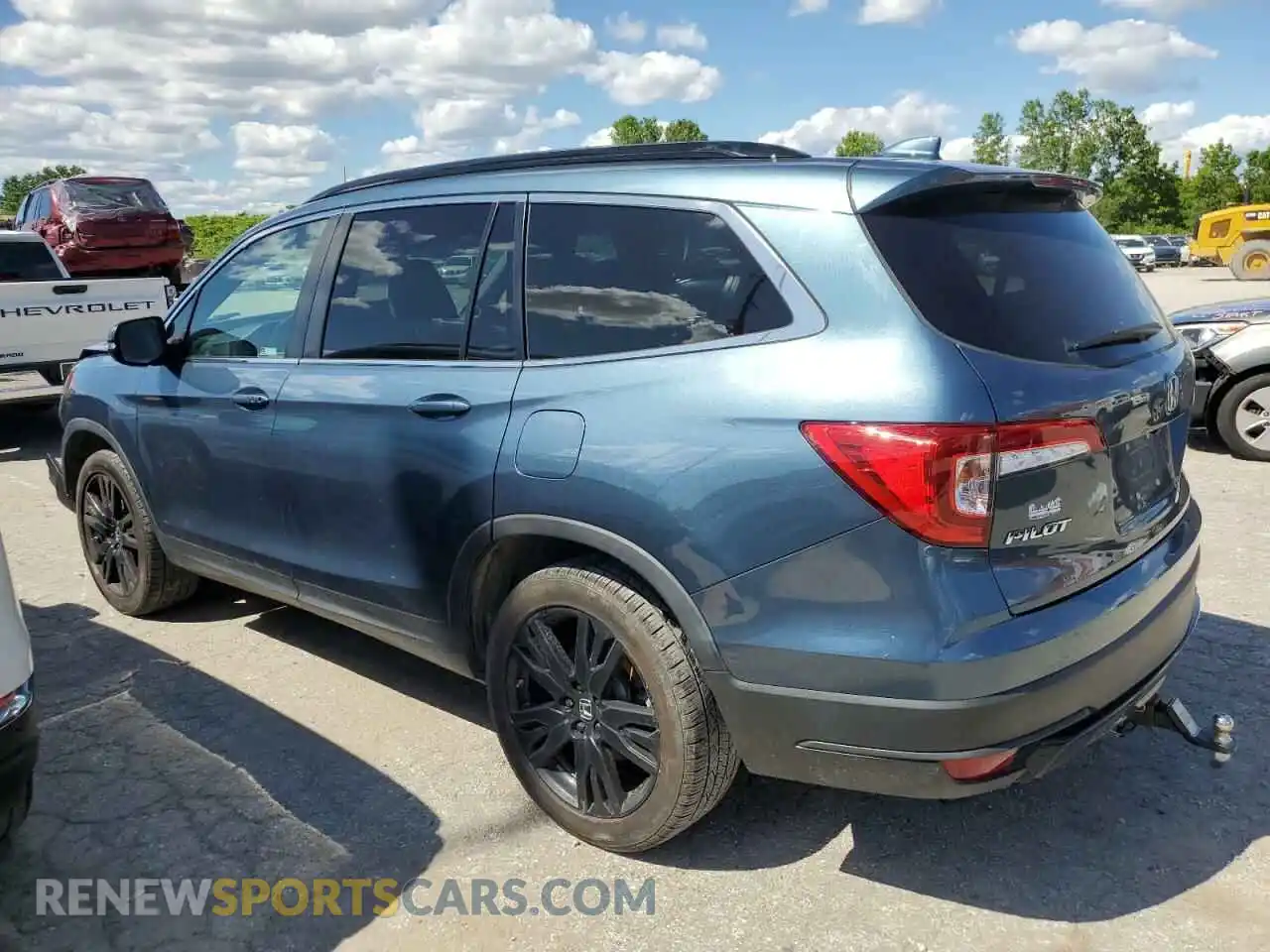2 Photograph of a damaged car 5FNYF6H25MB010685 HONDA PILOT 2021