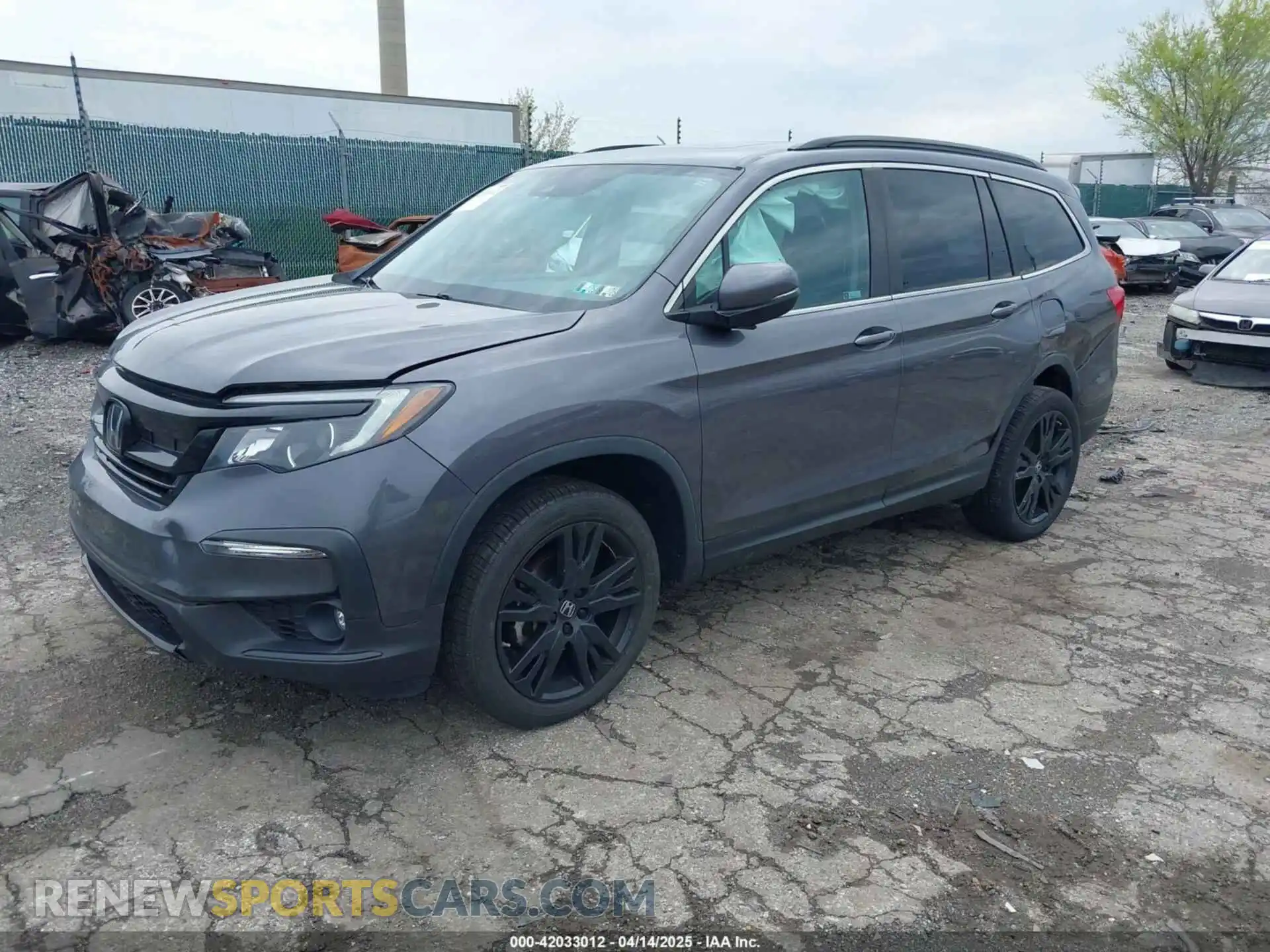 2 Photograph of a damaged car 5FNYF6H25MB078596 HONDA PILOT 2021