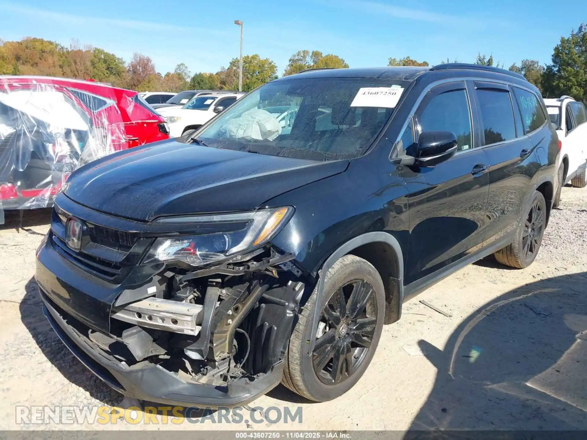 2 Photograph of a damaged car 5FNYF6H26MB012848 HONDA PILOT 2021