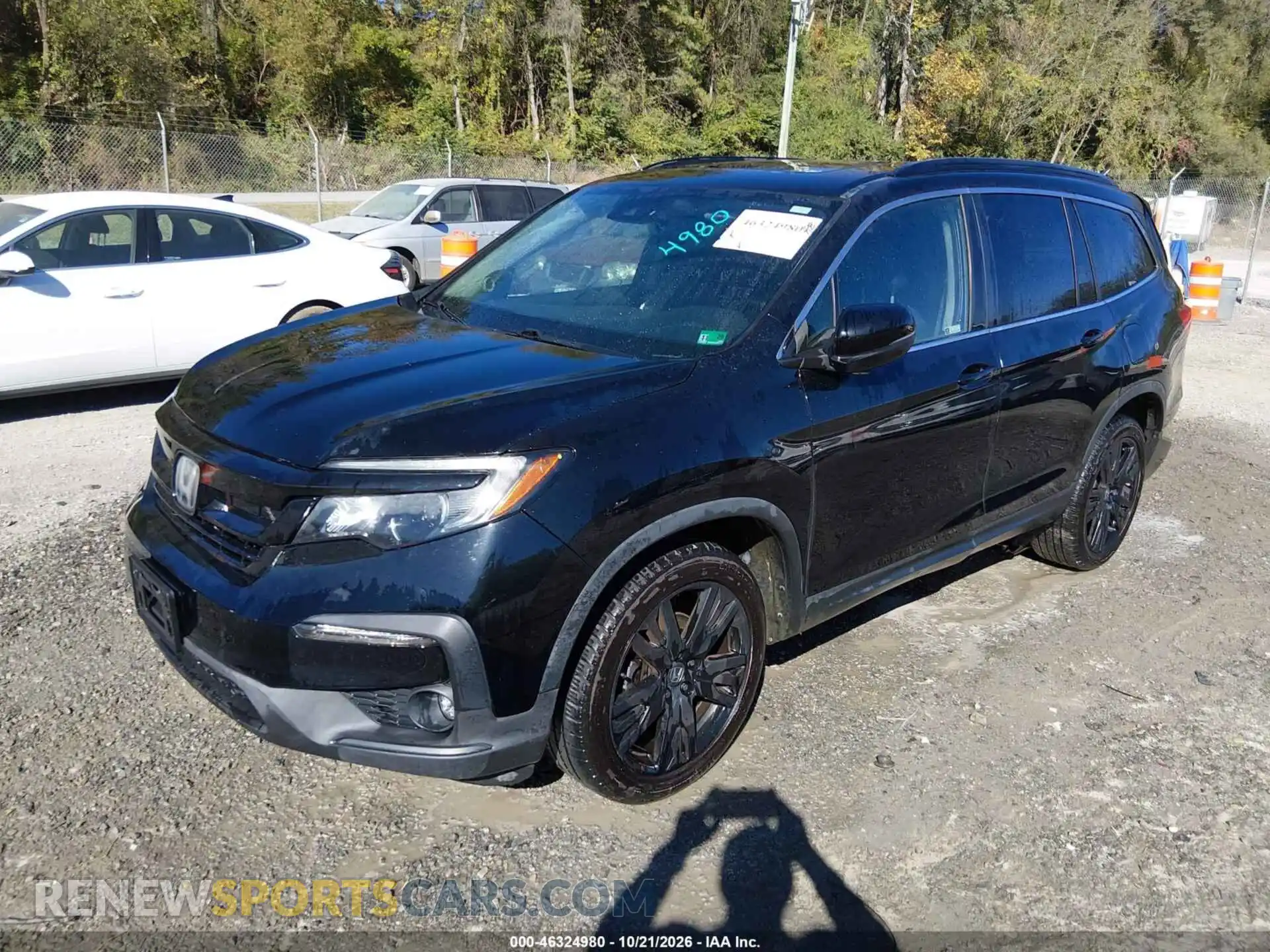 2 fotografías del automóvil dañado 5FNYF6H26MB065419 HONDA PILOT 2021