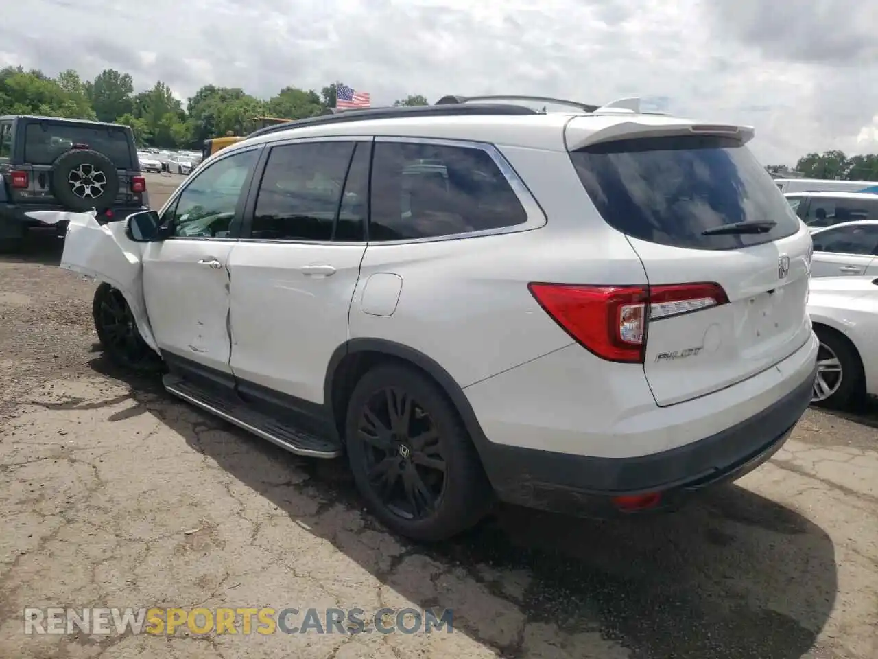 2 Photograph of a damaged car 5FNYF6H26MB065646 HONDA PILOT 2021