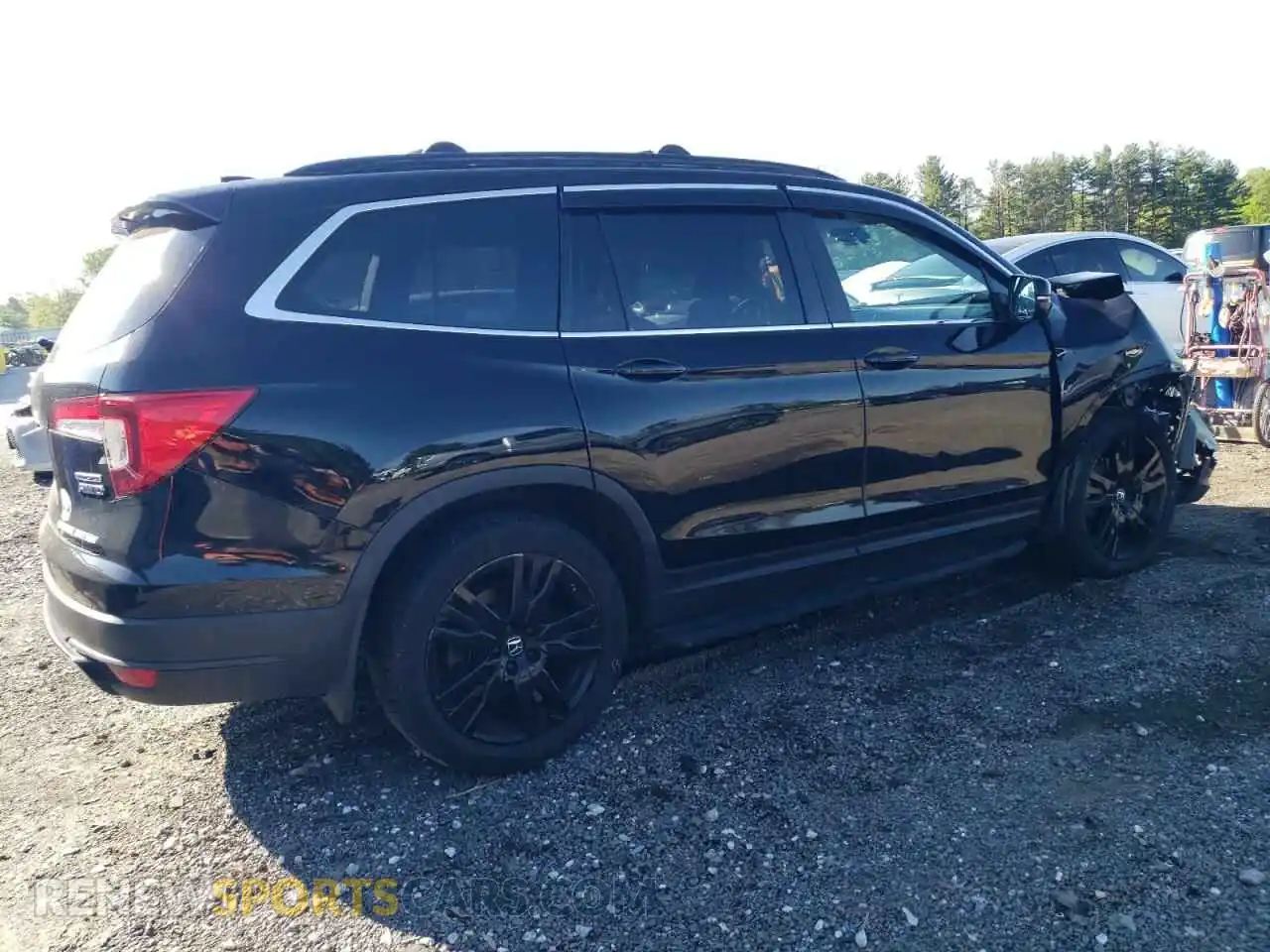 3 Photograph of a damaged car 5FNYF6H26MB077053 HONDA PILOT 2021