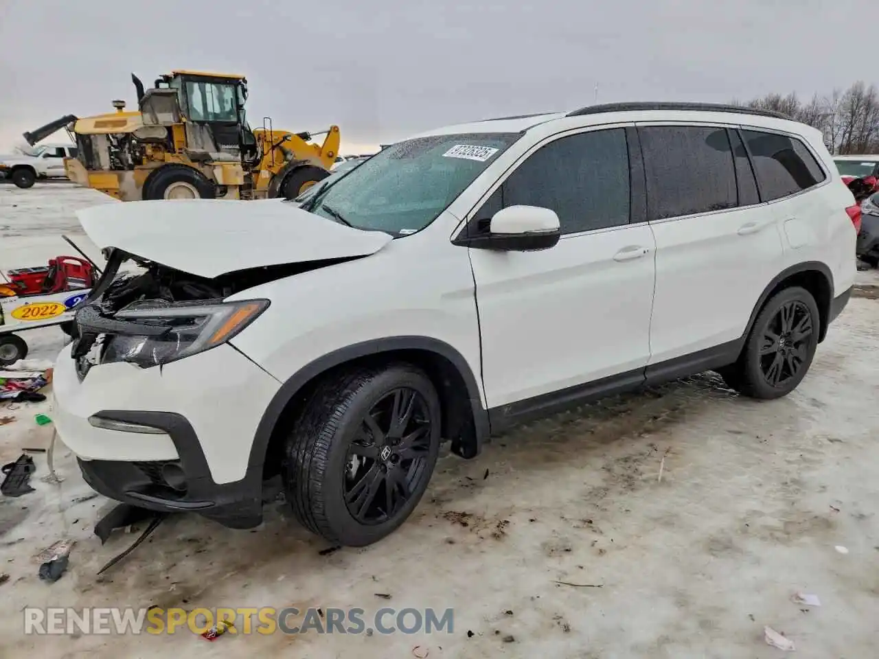 1 Photograph of a damaged car 5FNYF6H26MB097173 HONDA PILOT 2021