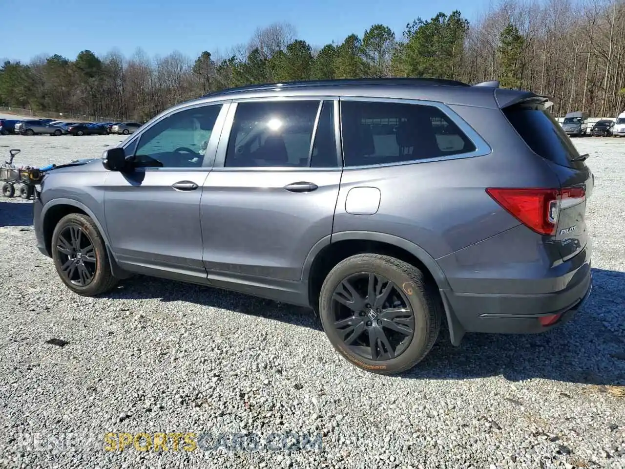 2 Photograph of a damaged car 5FNYF6H26MB099599 HONDA PILOT 2021