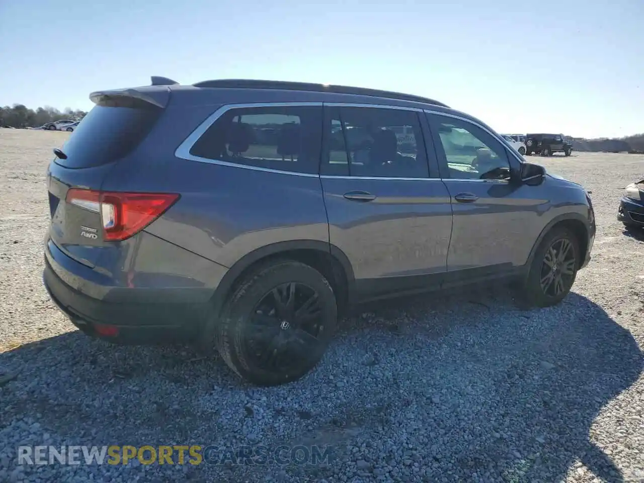 3 Photograph of a damaged car 5FNYF6H26MB099599 HONDA PILOT 2021
