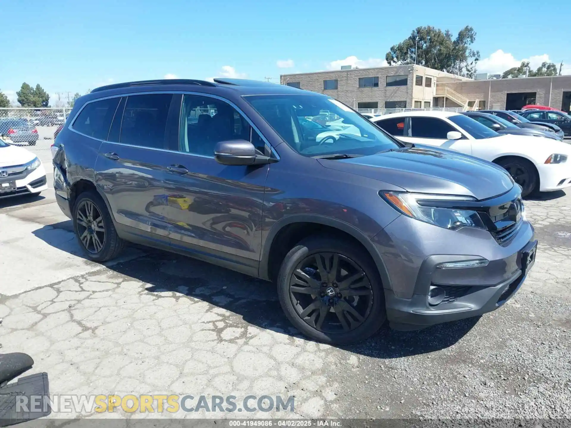 1 fotografías del automóvil dañado 5FNYF6H27MB008078 HONDA PILOT 2021