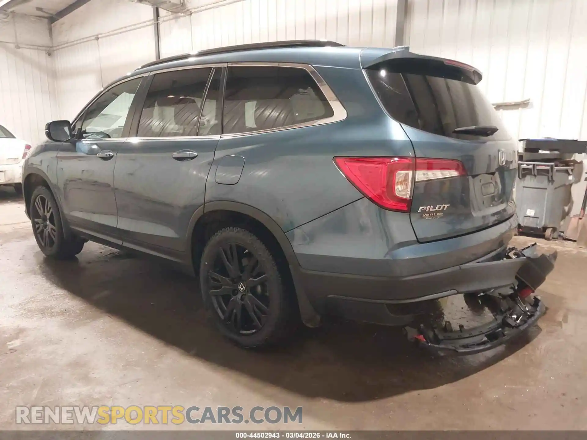 3 Photograph of a damaged car 5FNYF6H27MB019050 HONDA PILOT 2021