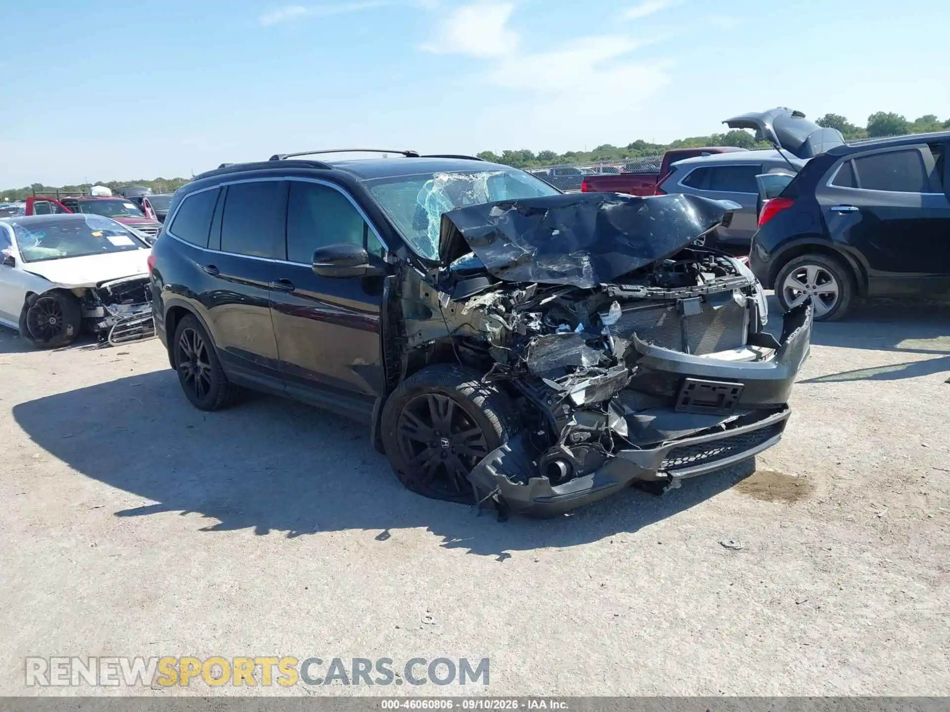 1 fotografías del automóvil dañado 5FNYF6H27MB052095 HONDA PILOT 2021