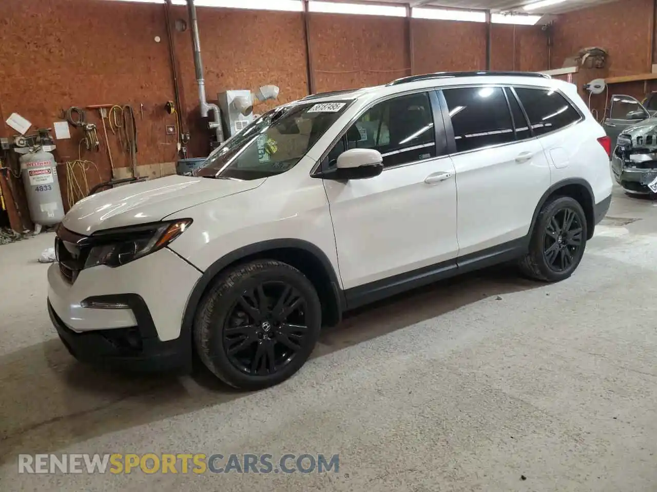 1 Photograph of a damaged car 5FNYF6H27MB076462 HONDA PILOT 2021