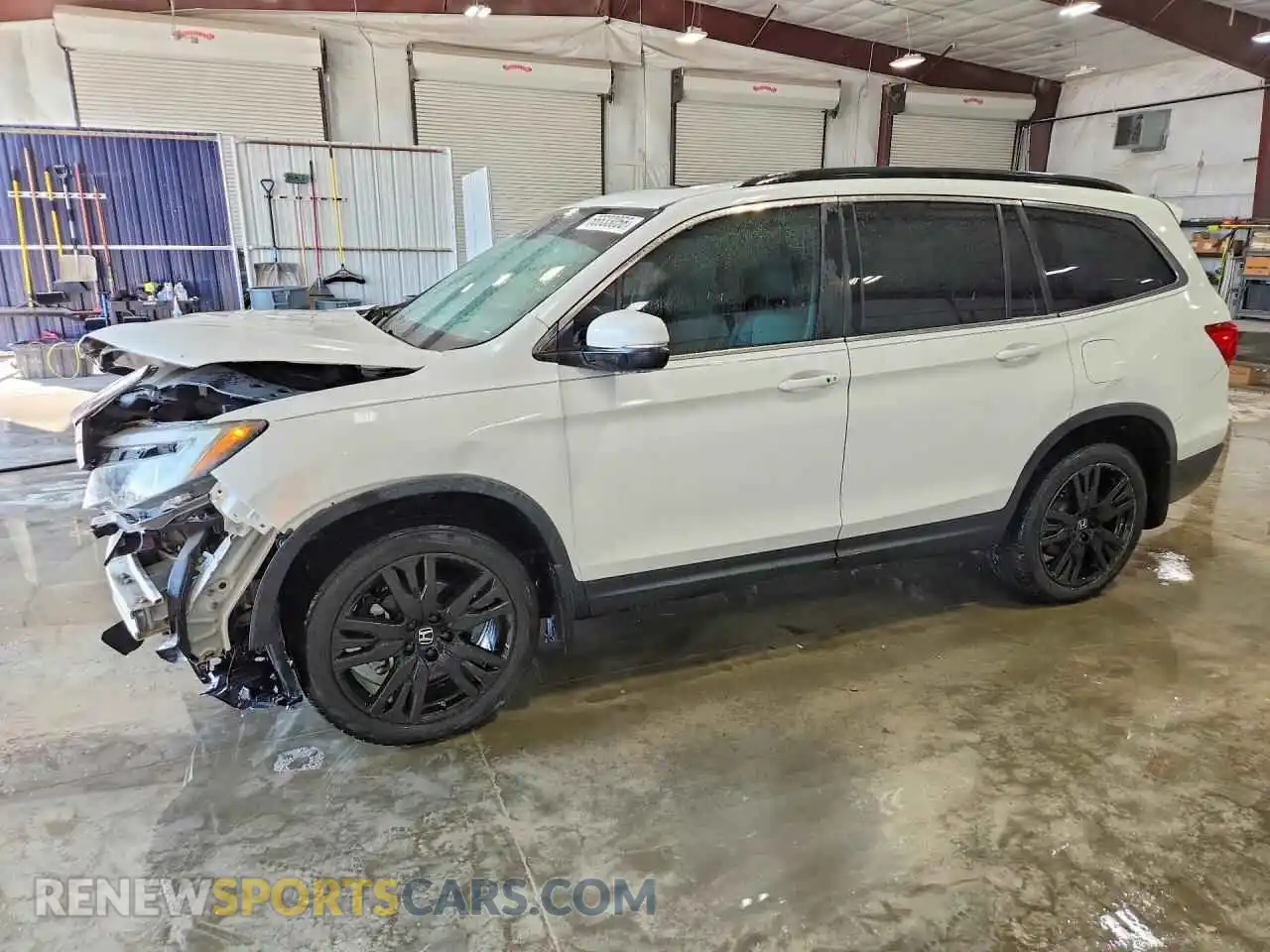 1 Photograph of a damaged car 5FNYF6H28MB006677 HONDA PILOT 2021