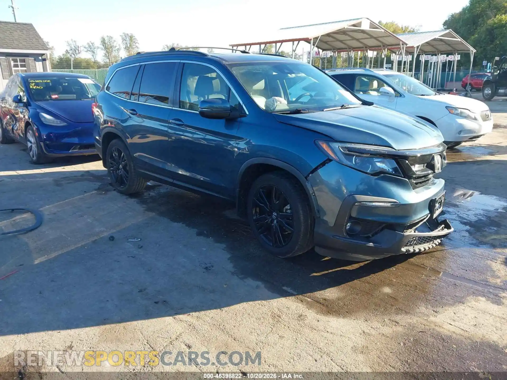 1 fotografías del automóvil dañado 5FNYF6H28MB044068 HONDA PILOT 2021