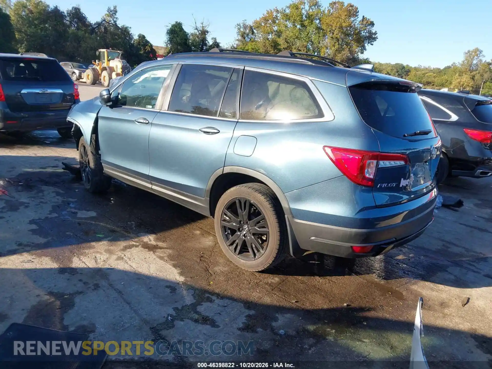 3 fotografías del automóvil dañado 5FNYF6H28MB044068 HONDA PILOT 2021