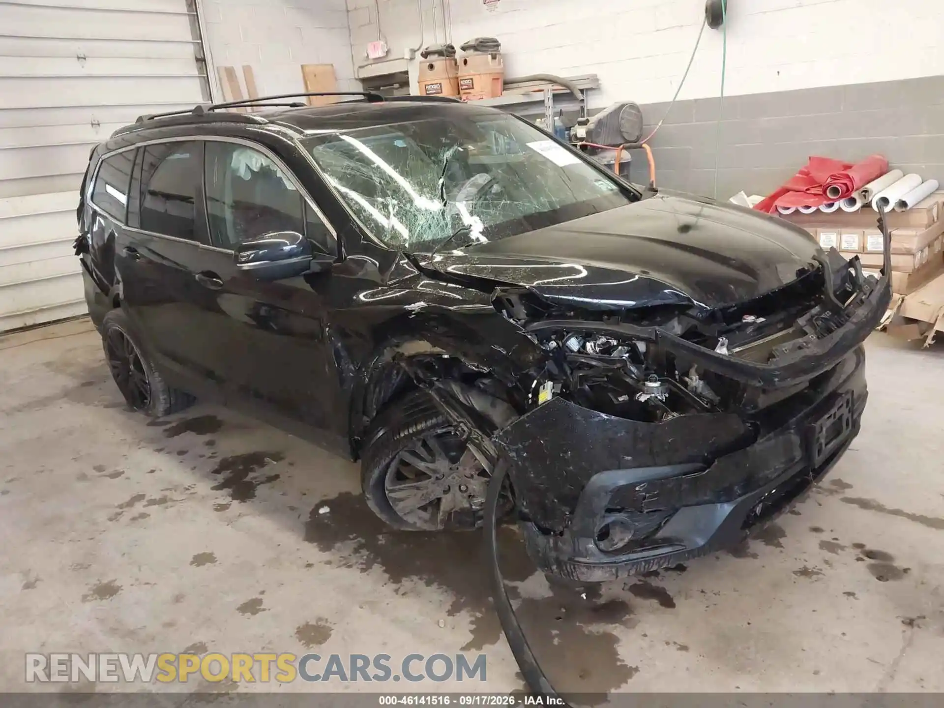 1 Photograph of a damaged car 5FNYF6H28MB062666 HONDA PILOT 2021