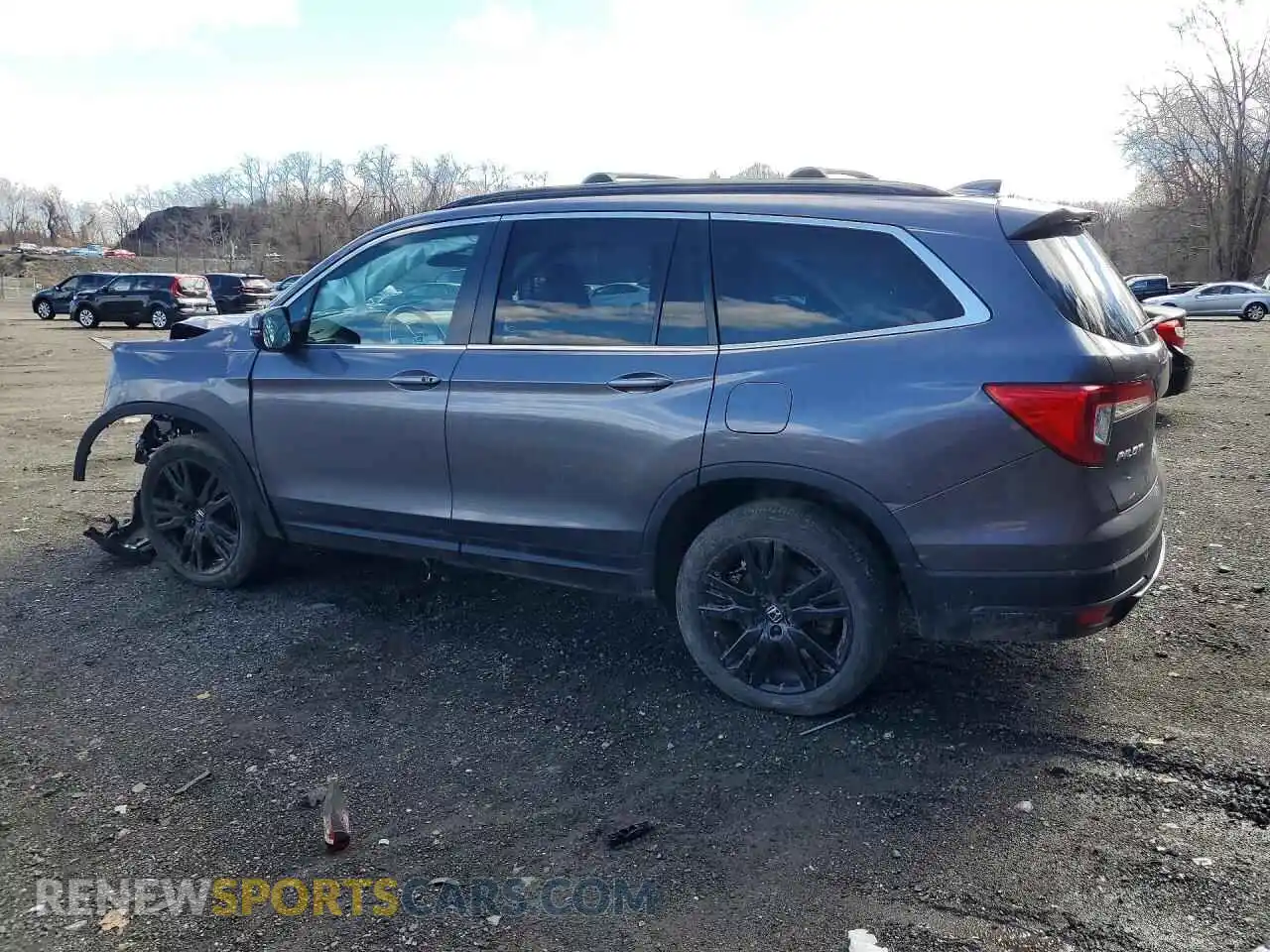 2 Photograph of a damaged car 5FNYF6H28MB067575 HONDA PILOT 2021