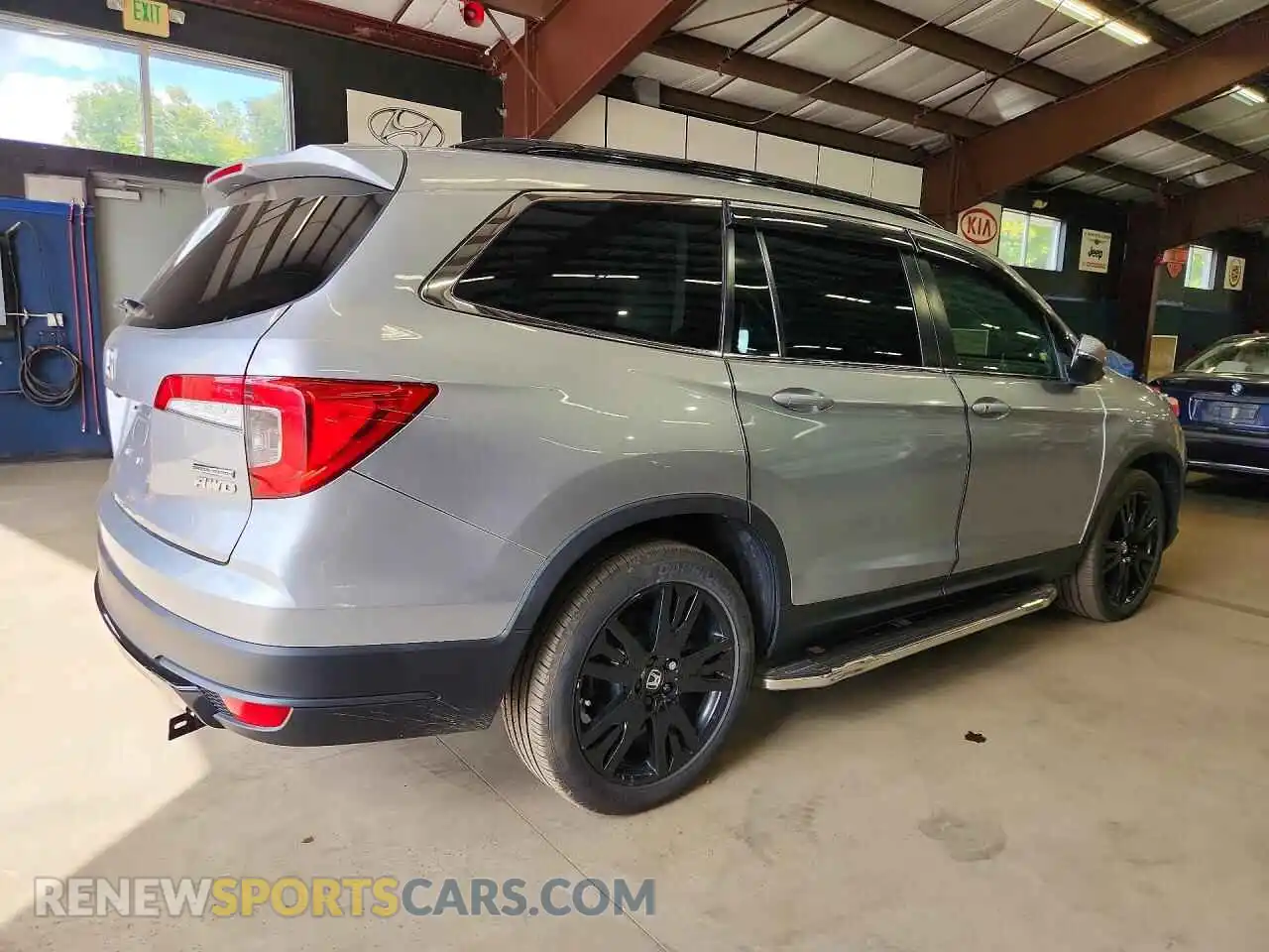 3 fotografías del automóvil dañado 5FNYF6H28MB096493 HONDA PILOT 2021
