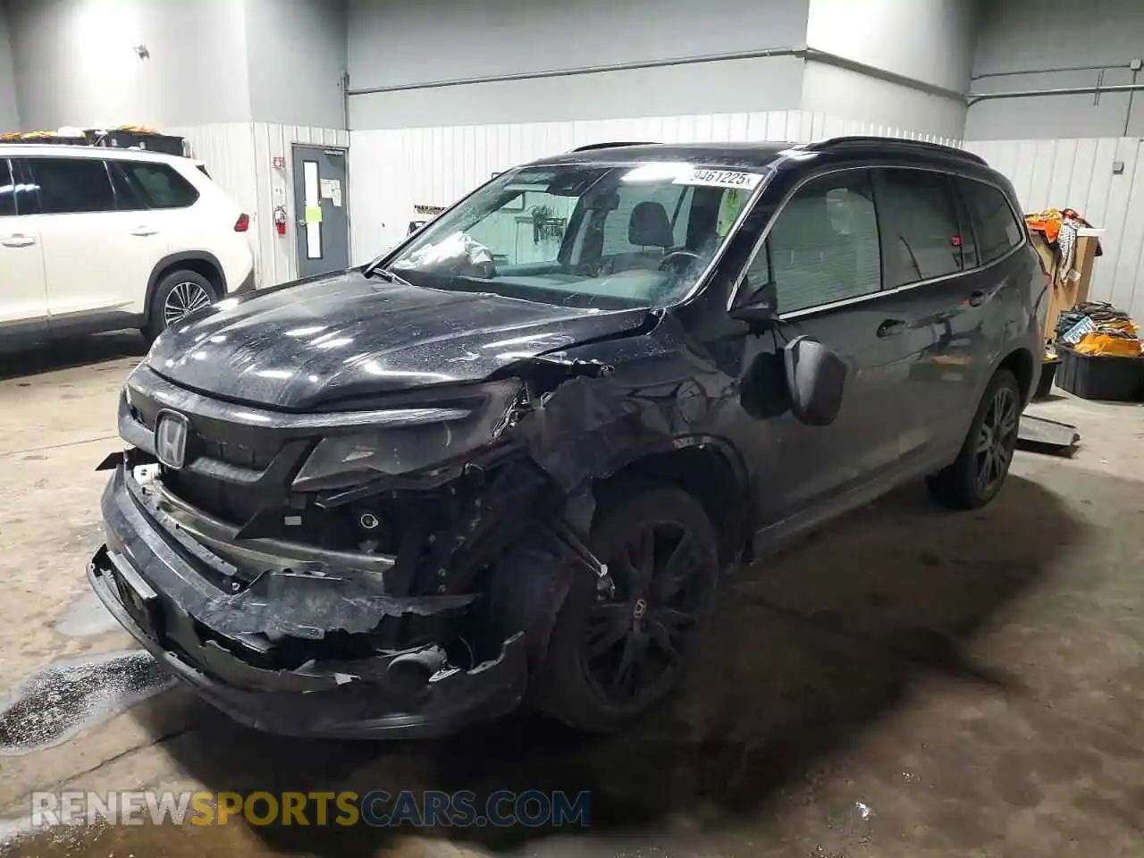 1 Photograph of a damaged car 5FNYF6H28MB101112 HONDA PILOT 2021