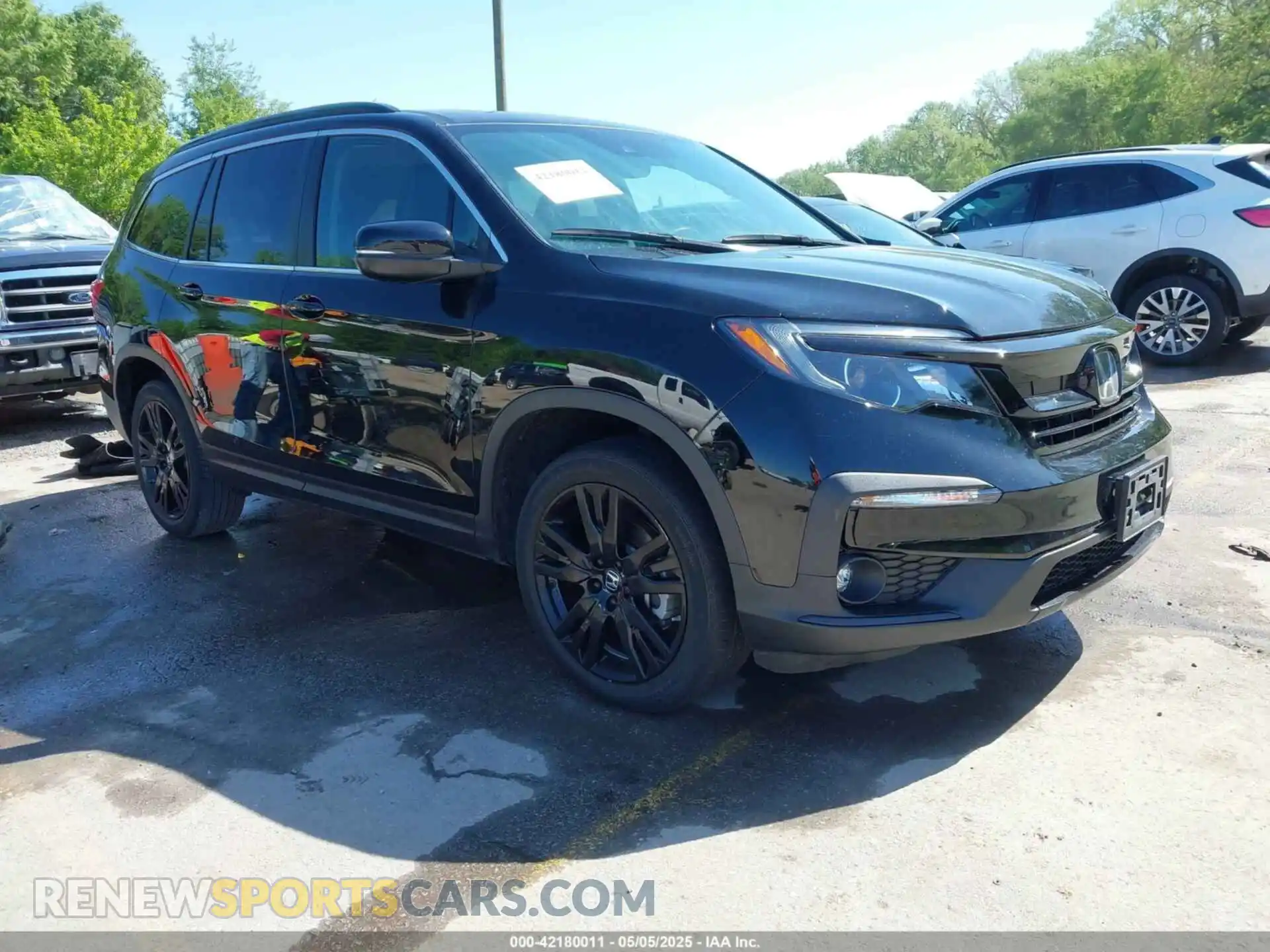 1 Photograph of a damaged car 5FNYF6H29MB083526 HONDA PILOT 2021