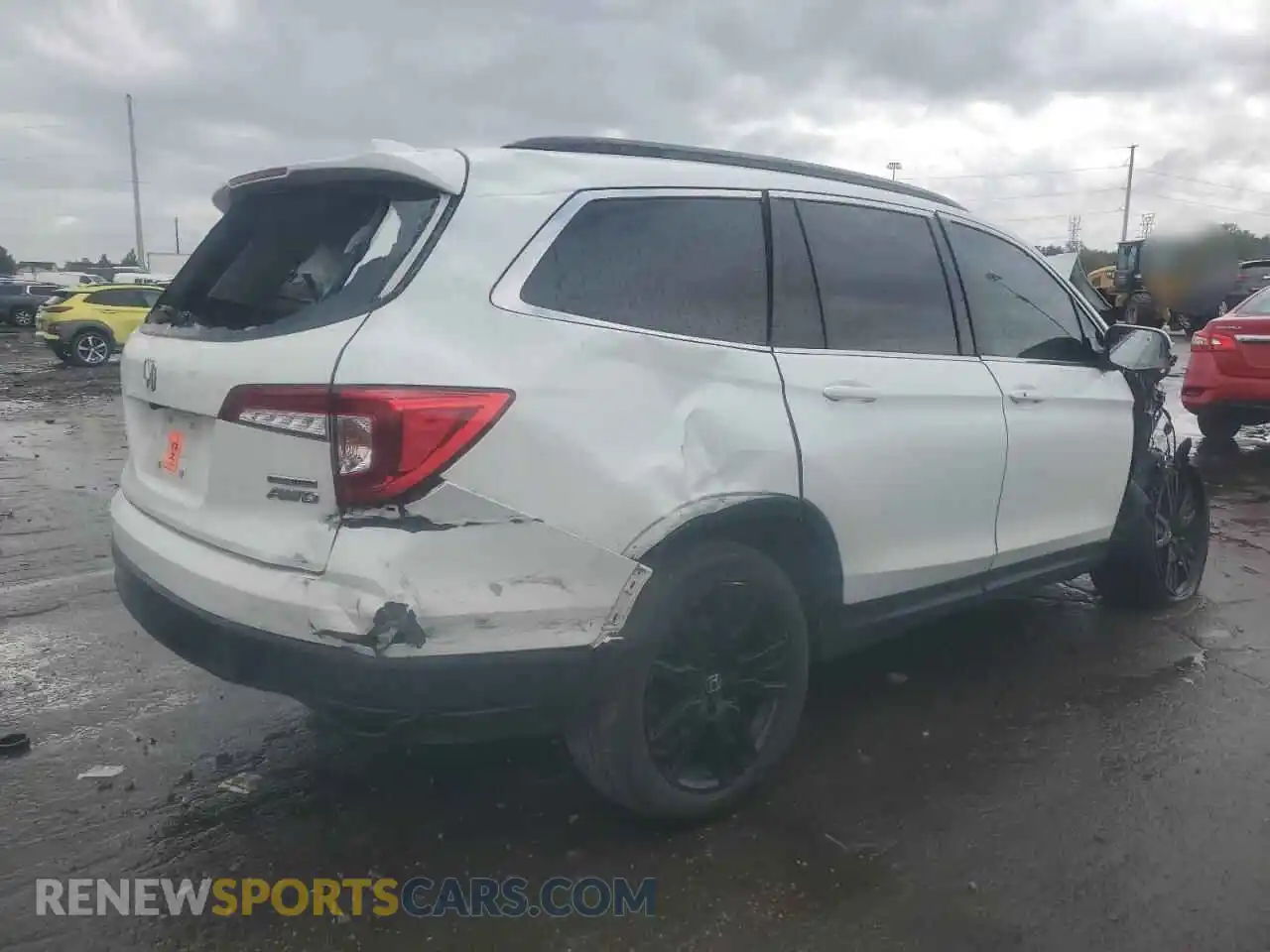 3 Photograph of a damaged car 5FNYF6H29MB092713 HONDA PILOT 2021