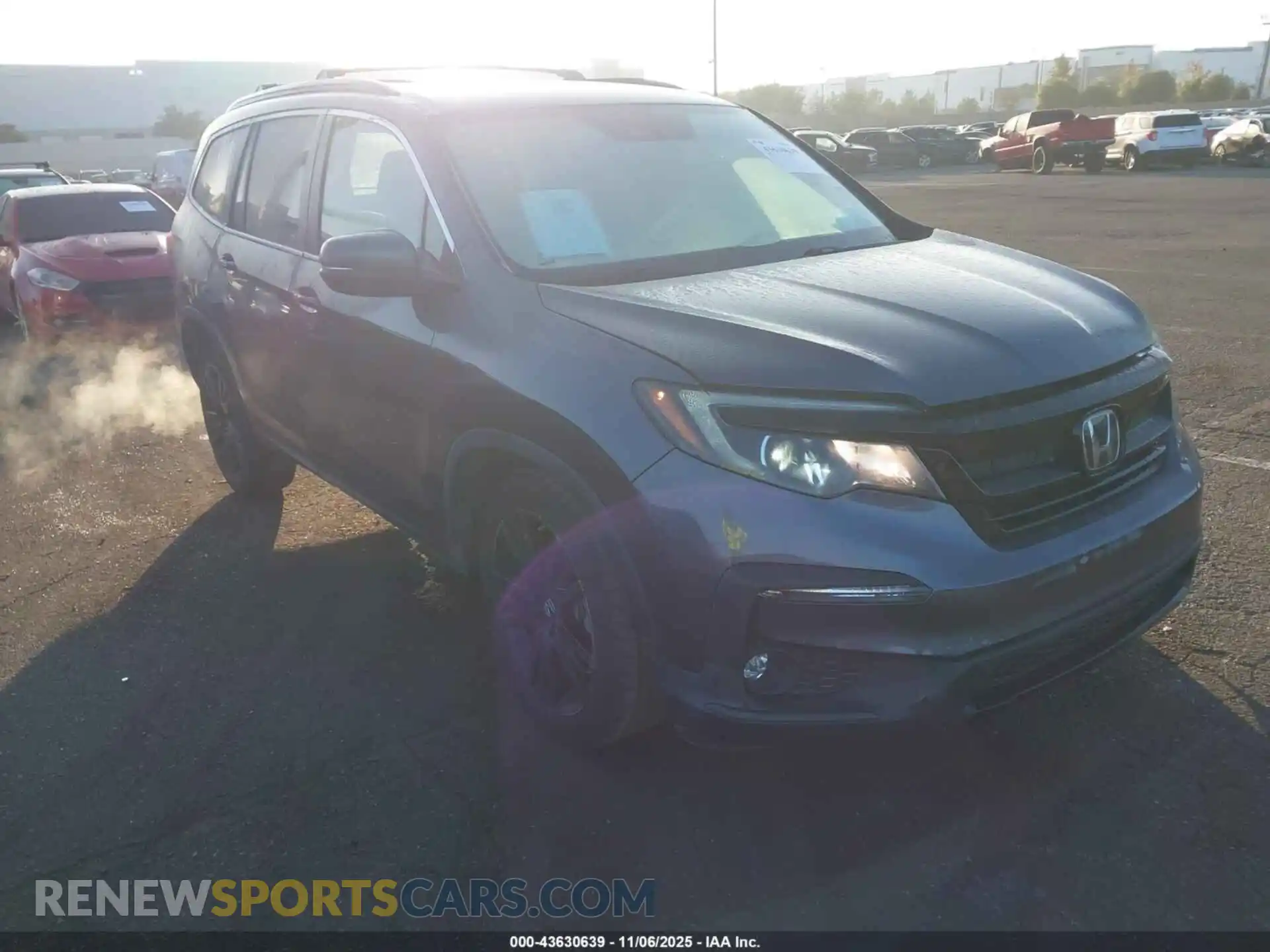 1 Photograph of a damaged car 5FNYF6H29MB098740 HONDA PILOT 2021