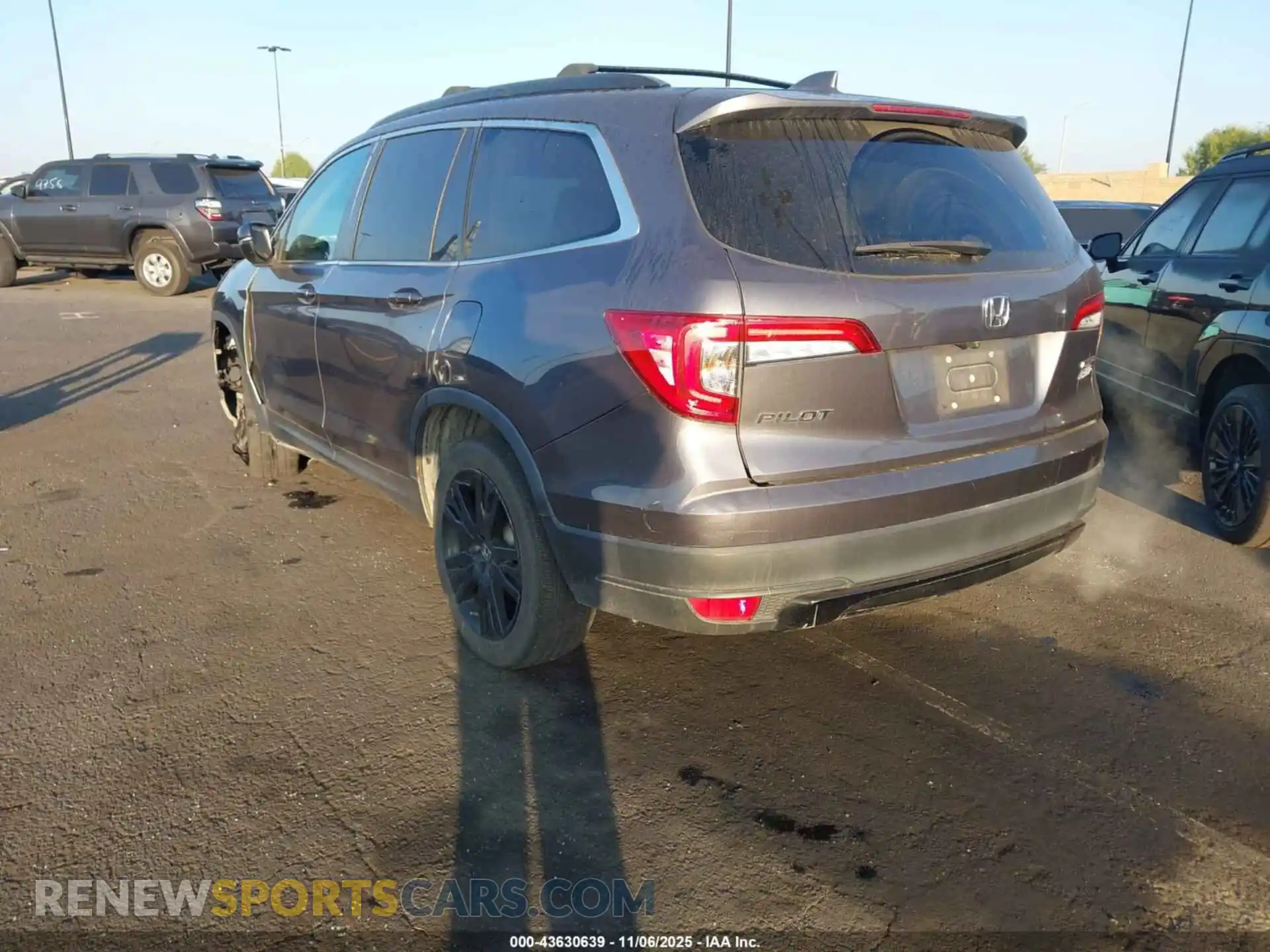 3 Photograph of a damaged car 5FNYF6H29MB098740 HONDA PILOT 2021