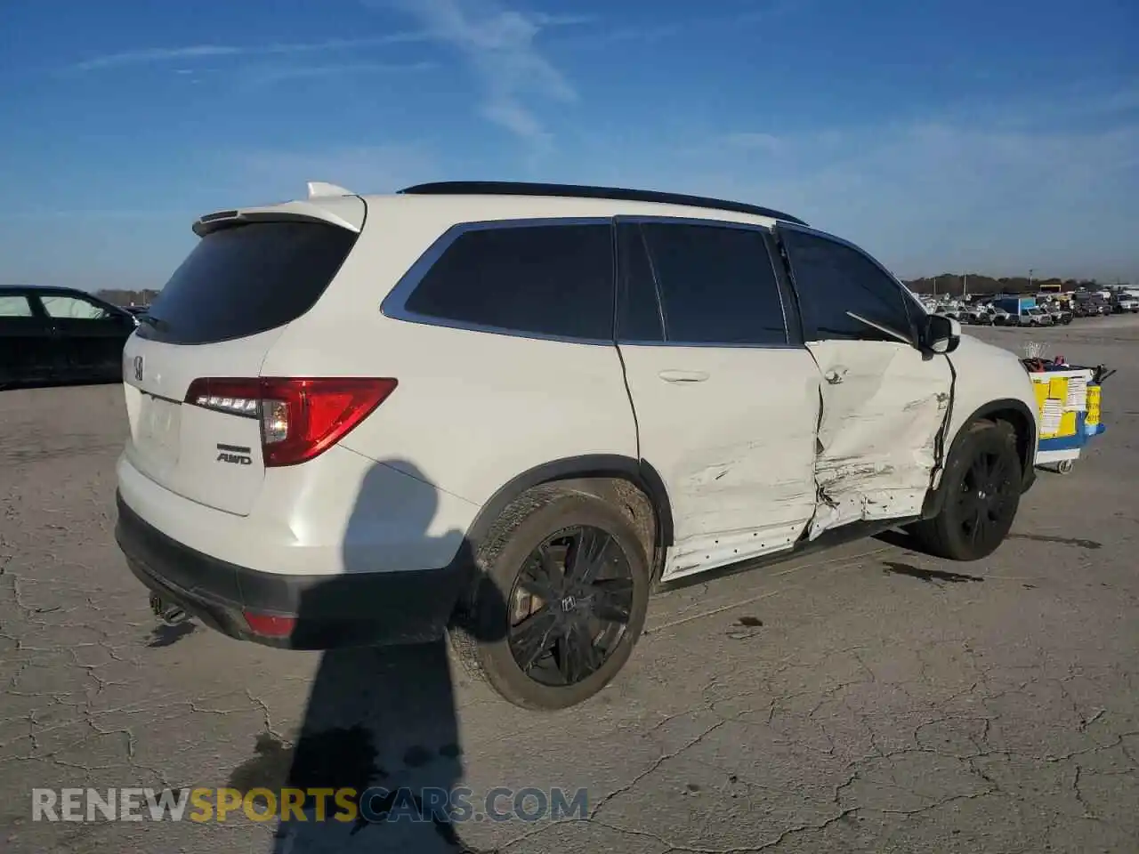 3 Photograph of a damaged car 5FNYF6H2XMB026607 HONDA PILOT 2021