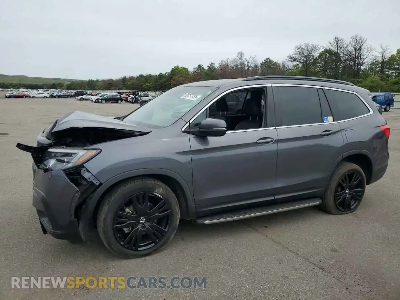 1 Photograph of a damaged car 5FNYF6H2XMB043651 HONDA PILOT 2021
