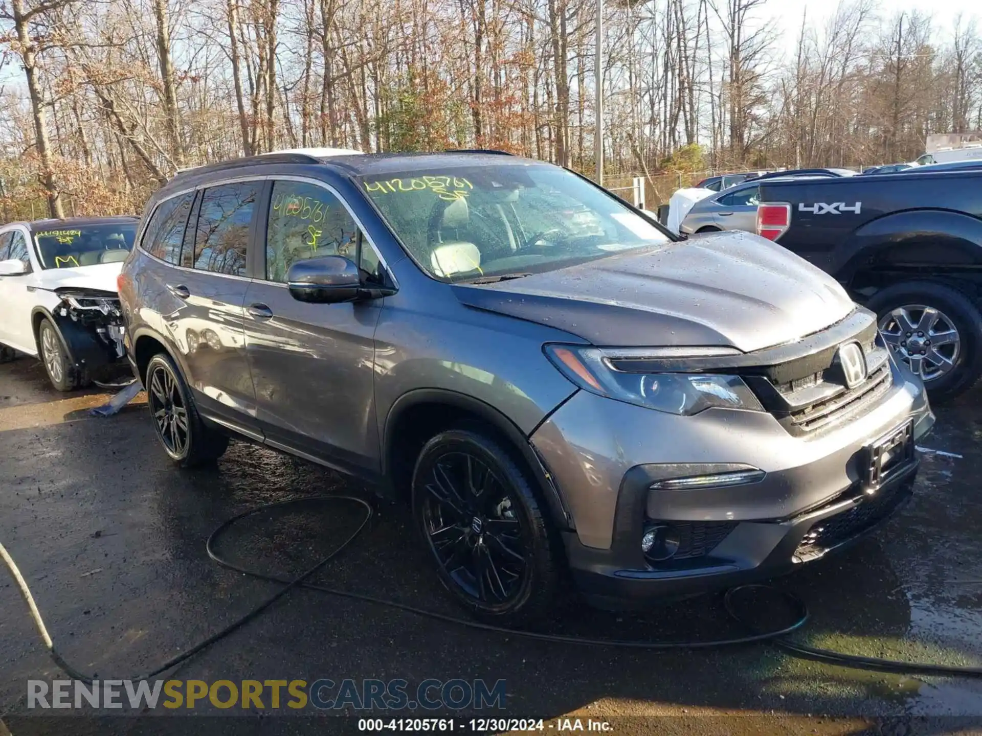 1 Photograph of a damaged car 5FNYF6H2XMB097466 HONDA PILOT 2021