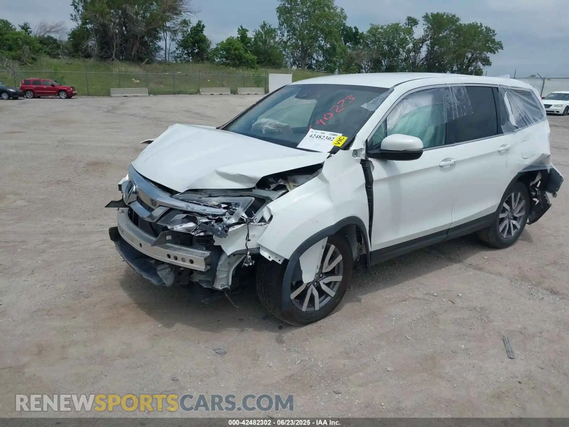 2 Photograph of a damaged car 5FNYF6H30MB046308 HONDA PILOT 2021