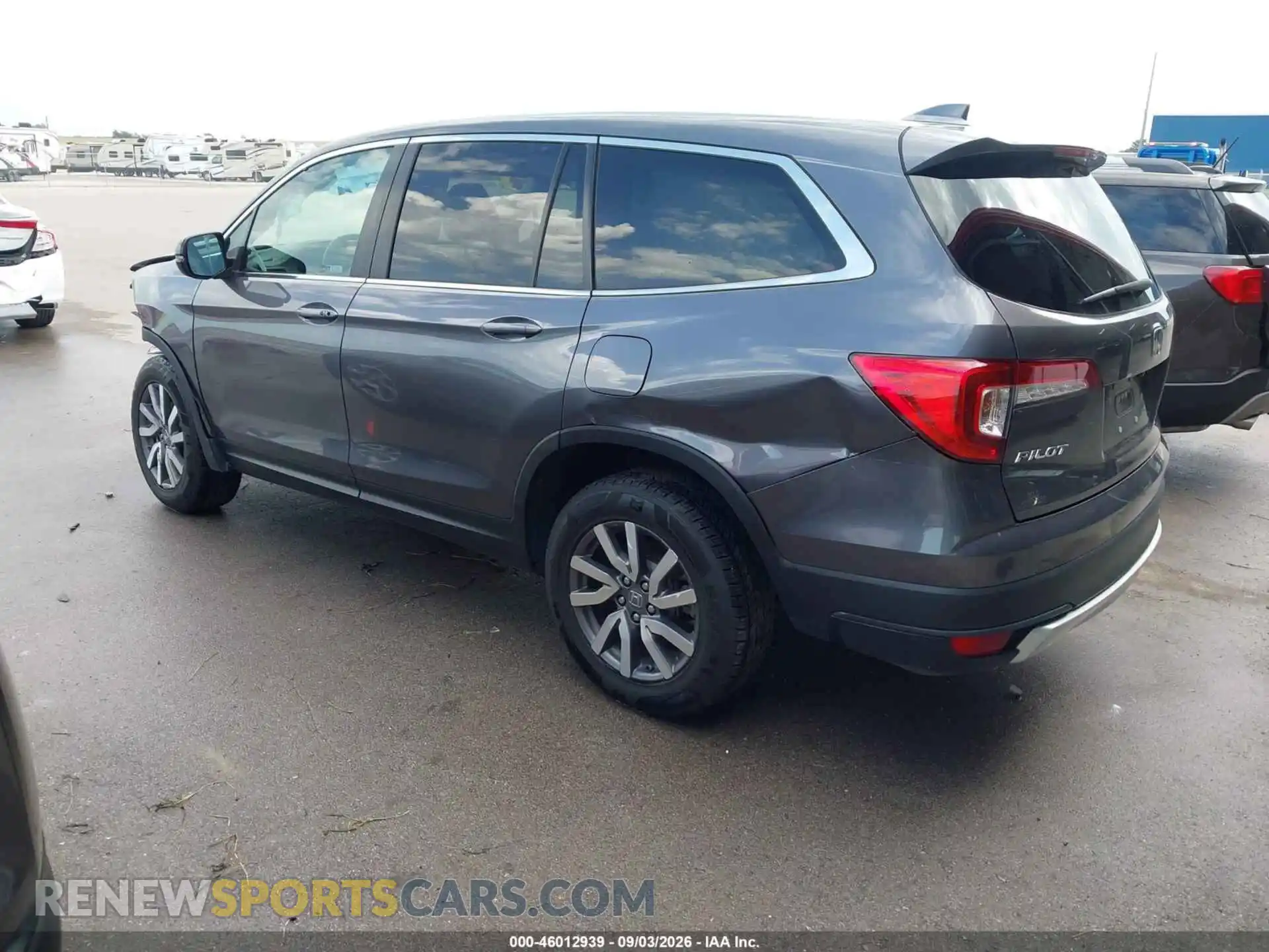 3 fotografías del automóvil dañado 5FNYF6H31MB045104 HONDA PILOT 2021