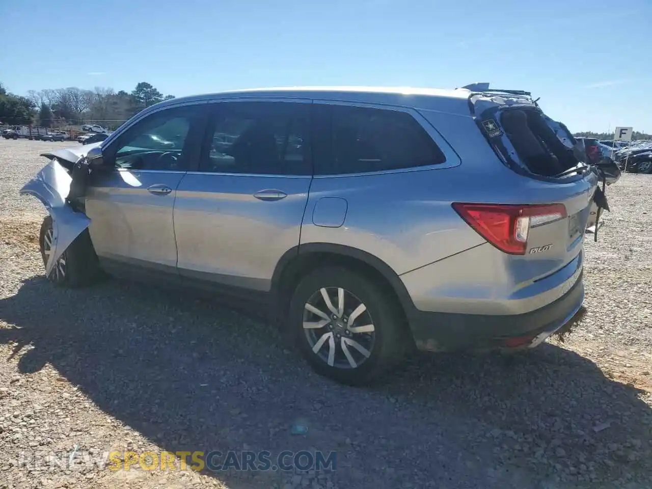 2 Photograph of a damaged car 5FNYF6H32MB023256 HONDA PILOT 2021