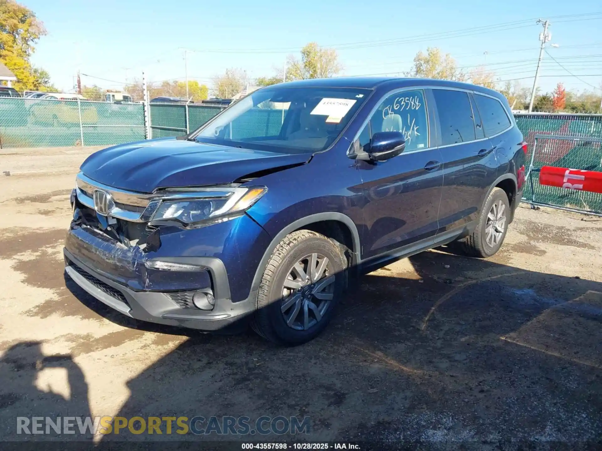 2 Photograph of a damaged car 5FNYF6H33MB013755 HONDA PILOT 2021