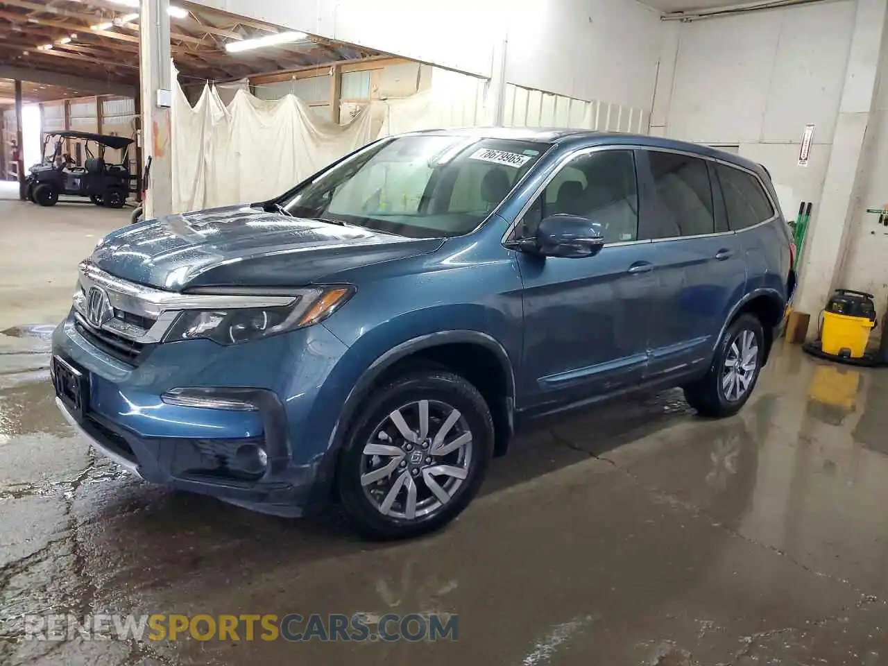 1 Photograph of a damaged car 5FNYF6H33MB063099 HONDA PILOT 2021
