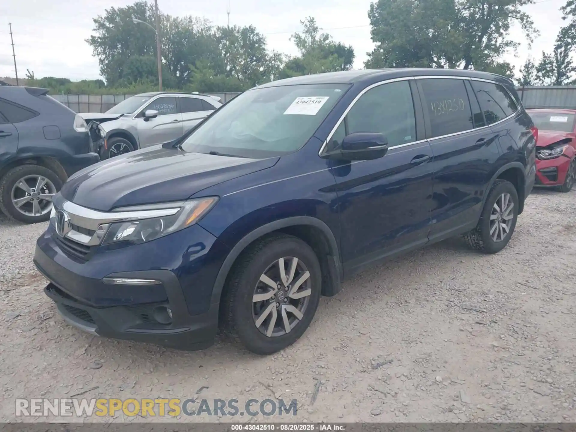 2 Photograph of a damaged car 5FNYF6H34MB013747 HONDA PILOT 2021