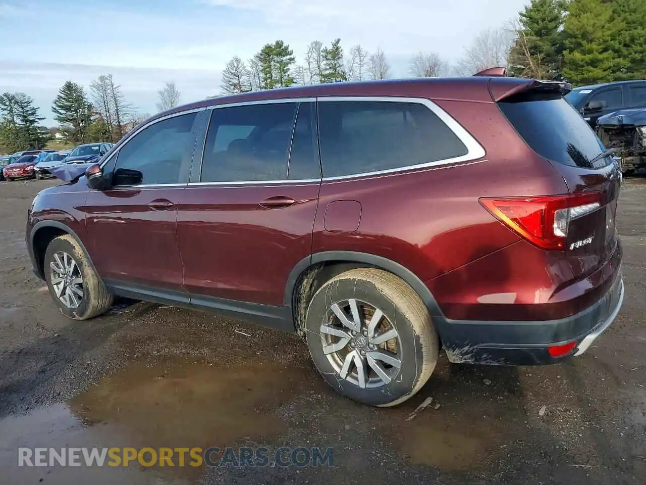 2 Photograph of a damaged car 5FNYF6H34MB061233 HONDA PILOT 2021