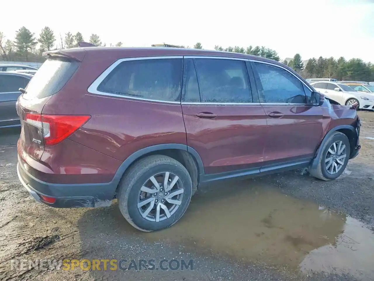 3 Photograph of a damaged car 5FNYF6H34MB061233 HONDA PILOT 2021