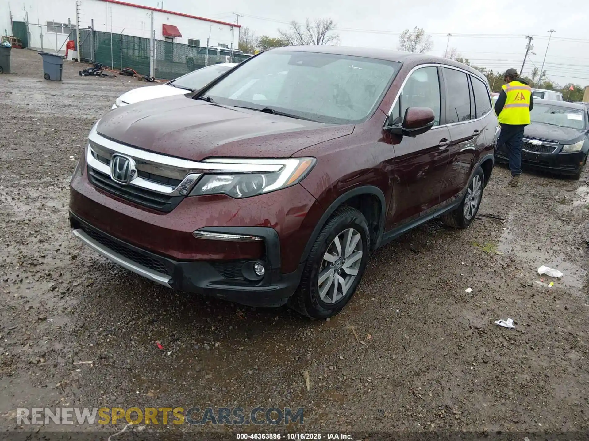 2 Photograph of a damaged car 5FNYF6H34MB072877 HONDA PILOT 2021