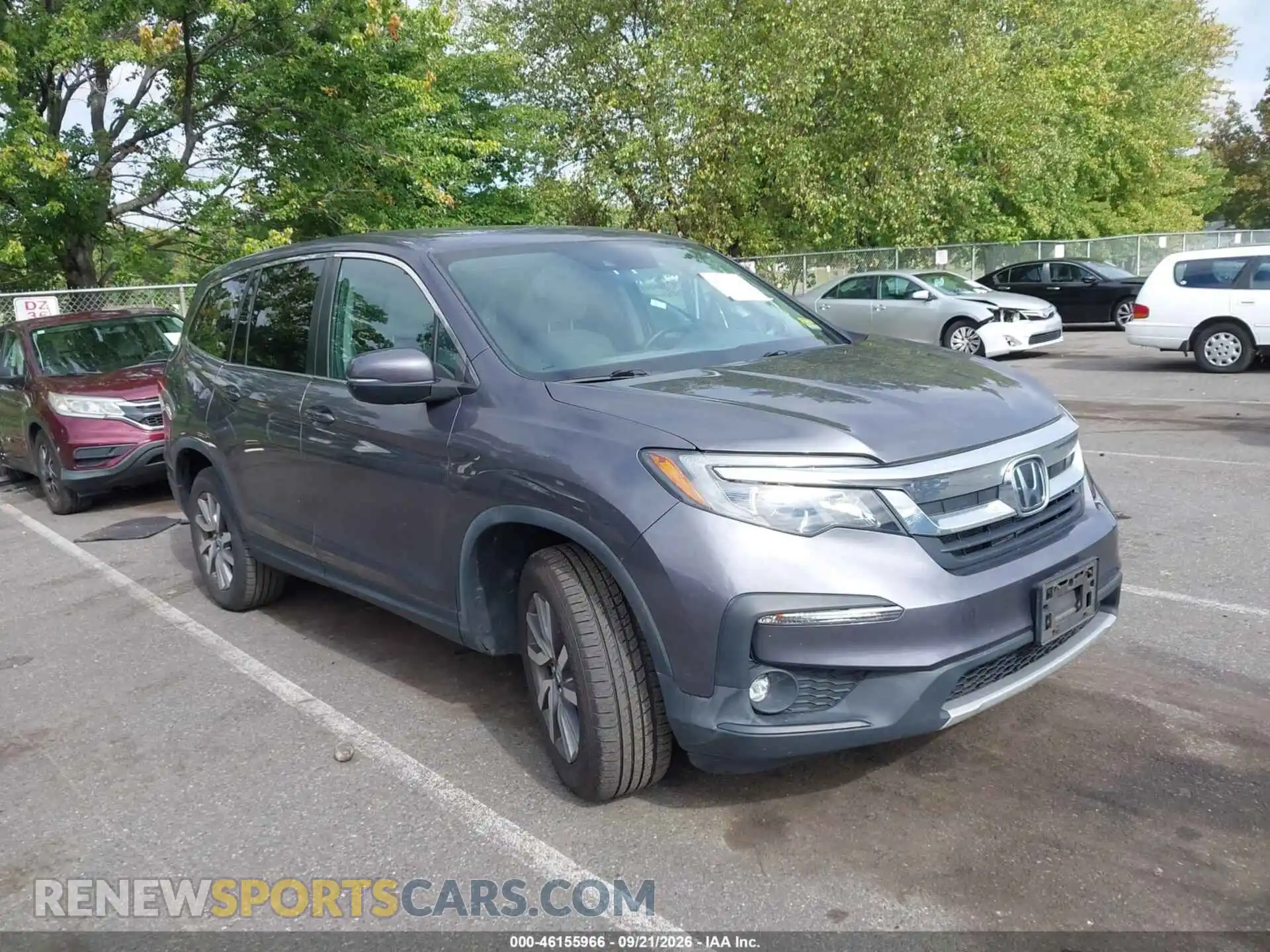 1 Photograph of a damaged car 5FNYF6H38MB068749 HONDA PILOT 2021