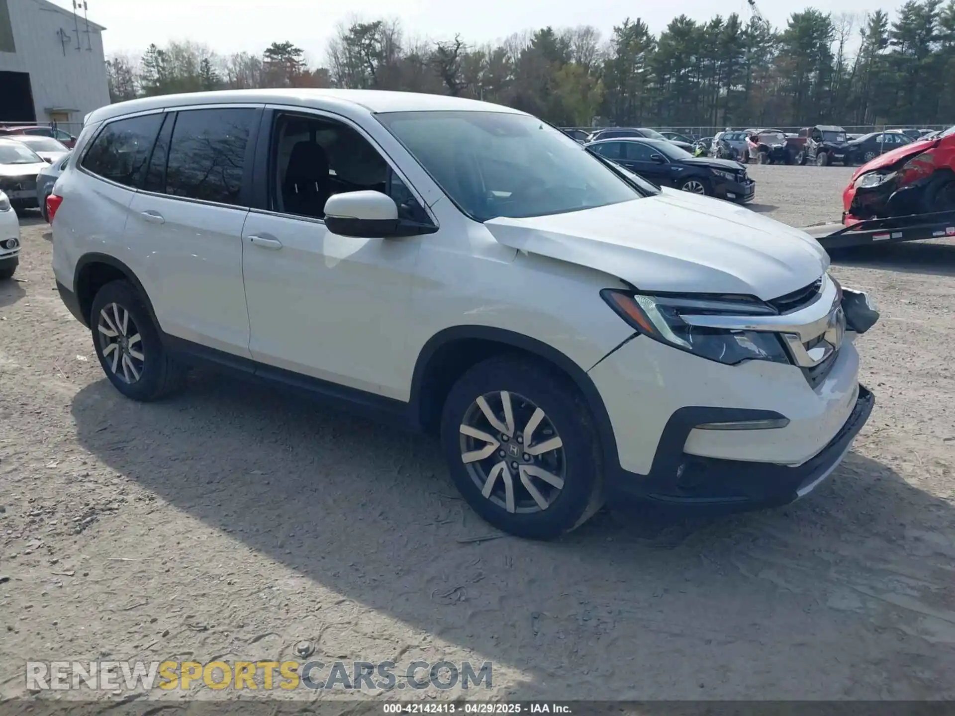 1 Photograph of a damaged car 5FNYF6H39MB022413 HONDA PILOT 2021