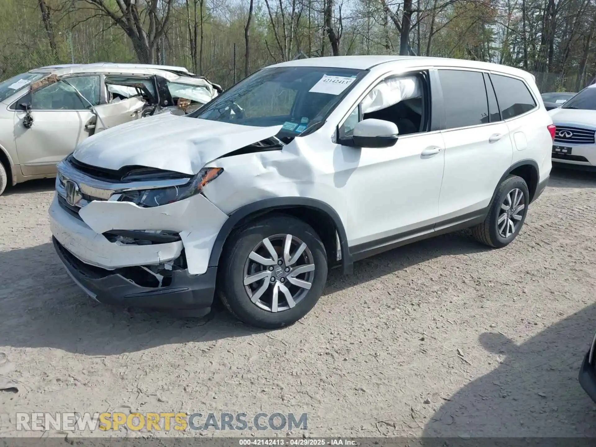 2 Photograph of a damaged car 5FNYF6H39MB022413 HONDA PILOT 2021