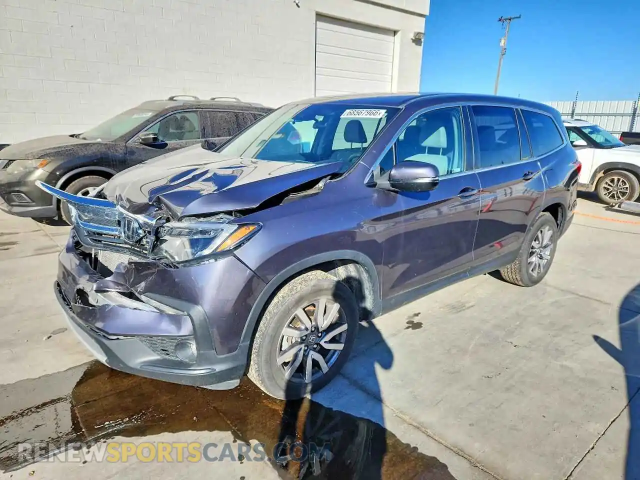 1 Фотография поврежденного автомобиля 5FNYF6H39MB044931 HONDA PILOT 2021