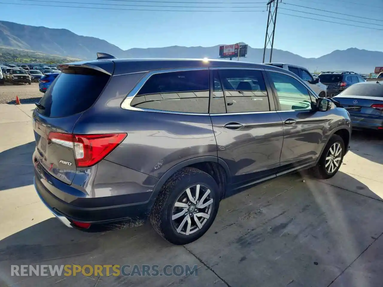 3 Фотография поврежденного автомобиля 5FNYF6H39MB044931 HONDA PILOT 2021