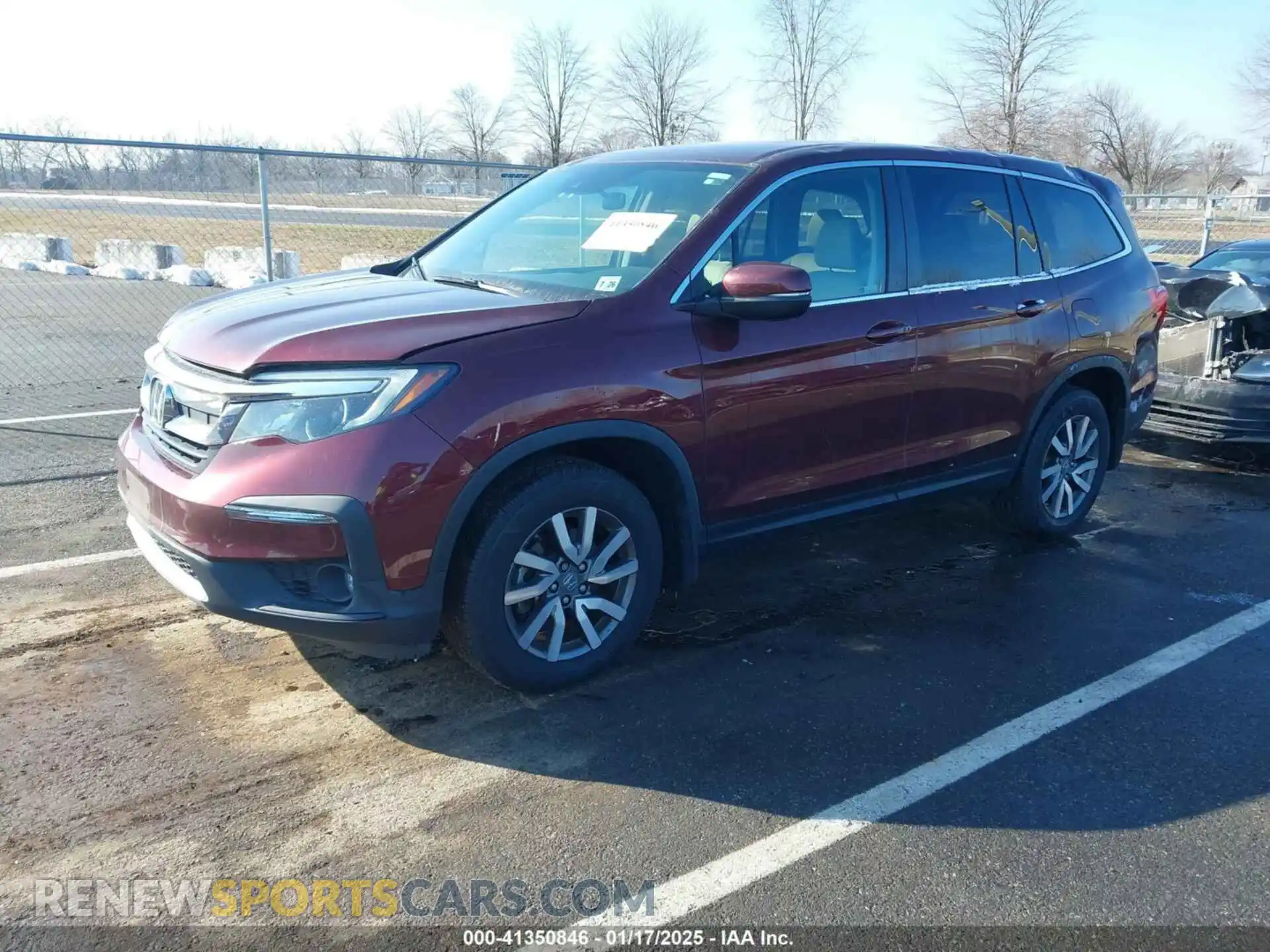 2 Photograph of a damaged car 5FNYF6H39MB093403 HONDA PILOT 2021
