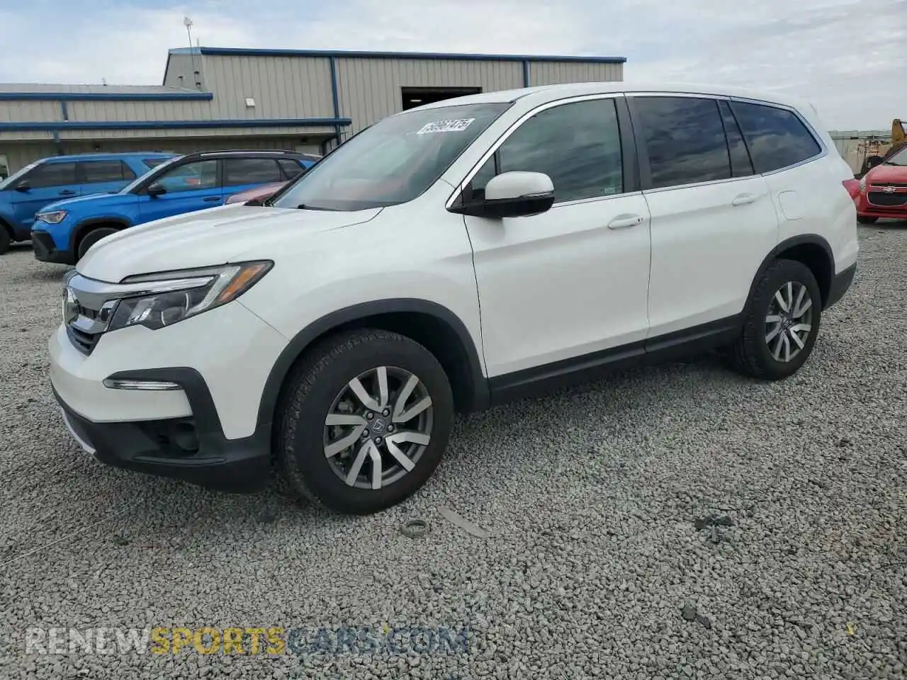 1 Photograph of a damaged car 5FNYF6H50MB037979 HONDA PILOT 2021