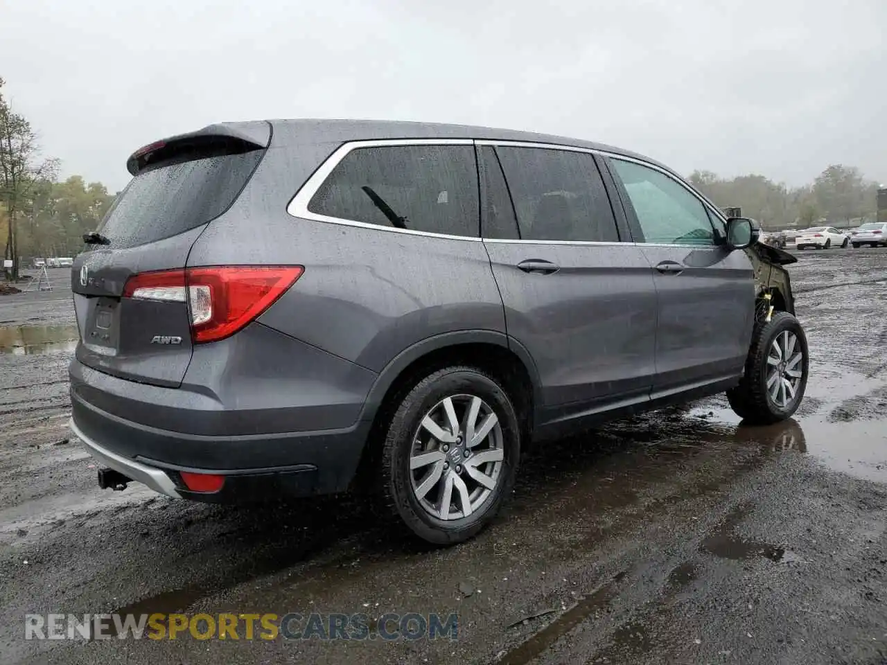 3 Photograph of a damaged car 5FNYF6H50MB051770 HONDA PILOT 2021