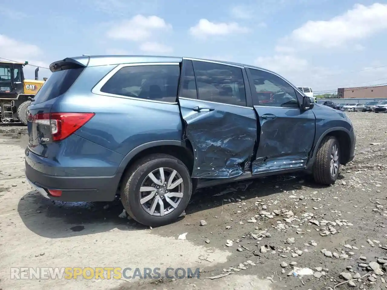 3 Photograph of a damaged car 5FNYF6H50MB095655 HONDA PILOT 2021