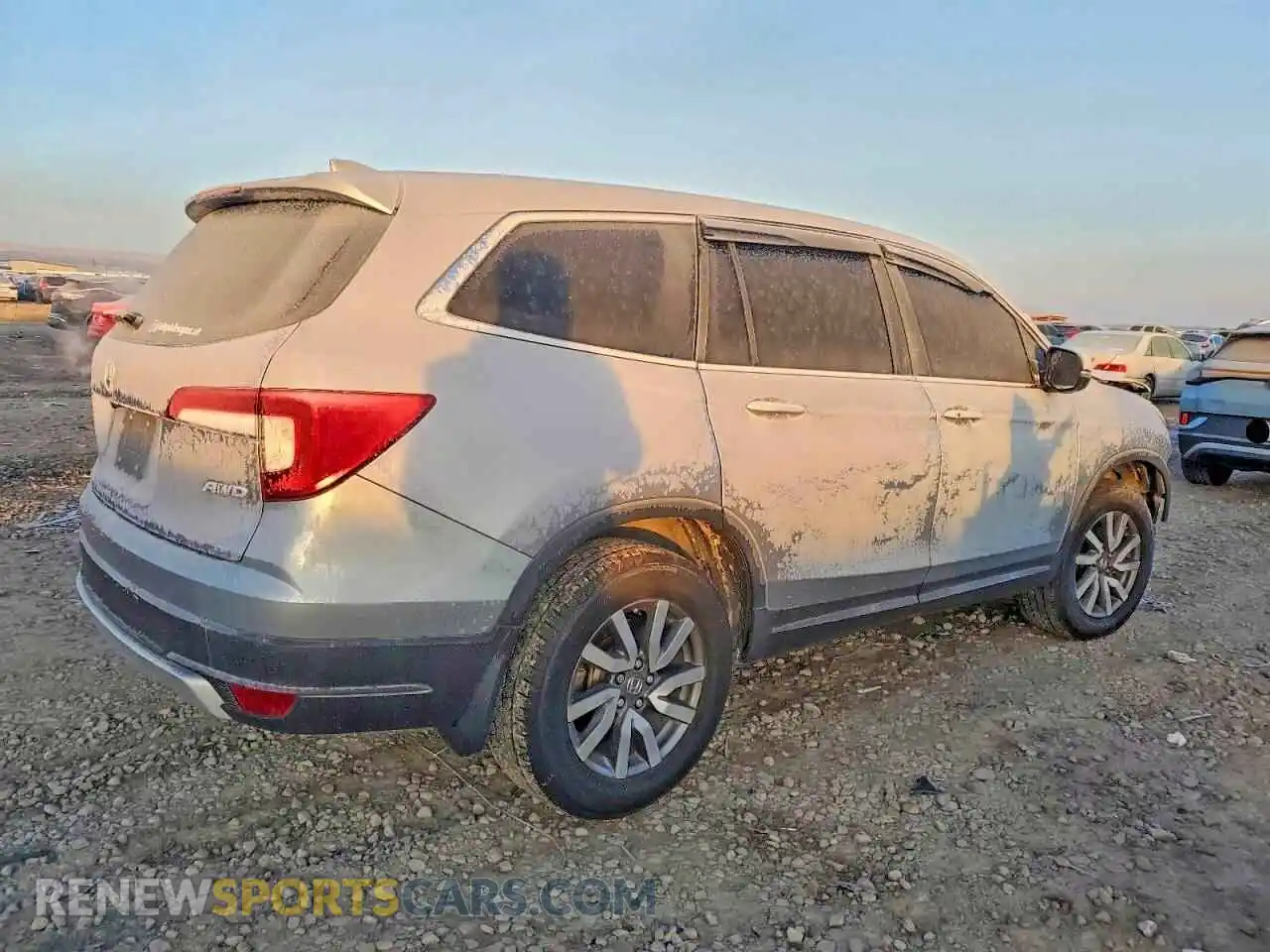 3 Photograph of a damaged car 5FNYF6H51MB007535 HONDA PILOT 2021